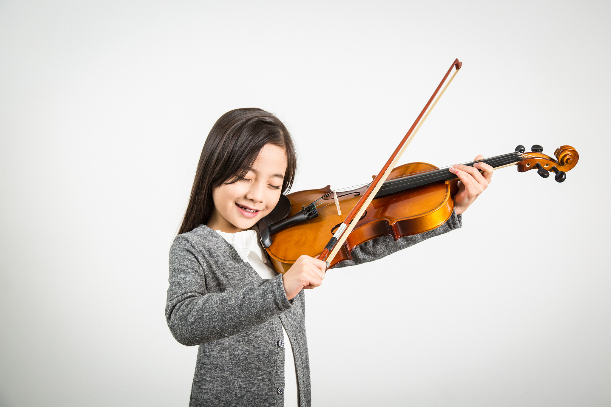 孩子学习小提琴姿势不对,能调整吗?