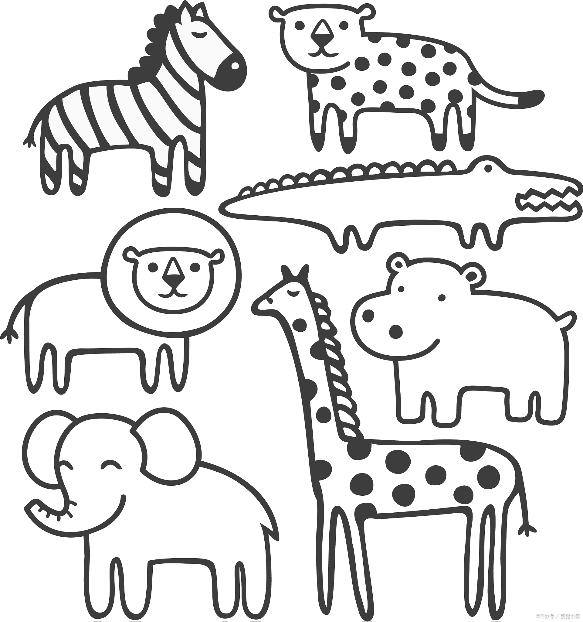 如何画动物简笔画?
