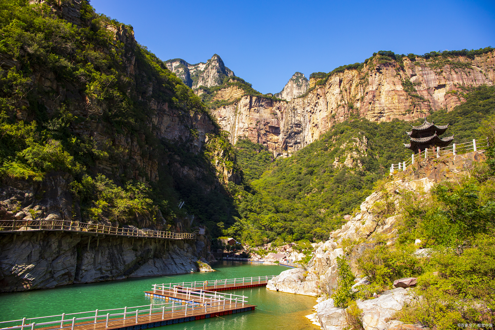 河北保定野三坡景区,aaaaa级风景区,位于中国北方两大山脉(太行山脉和