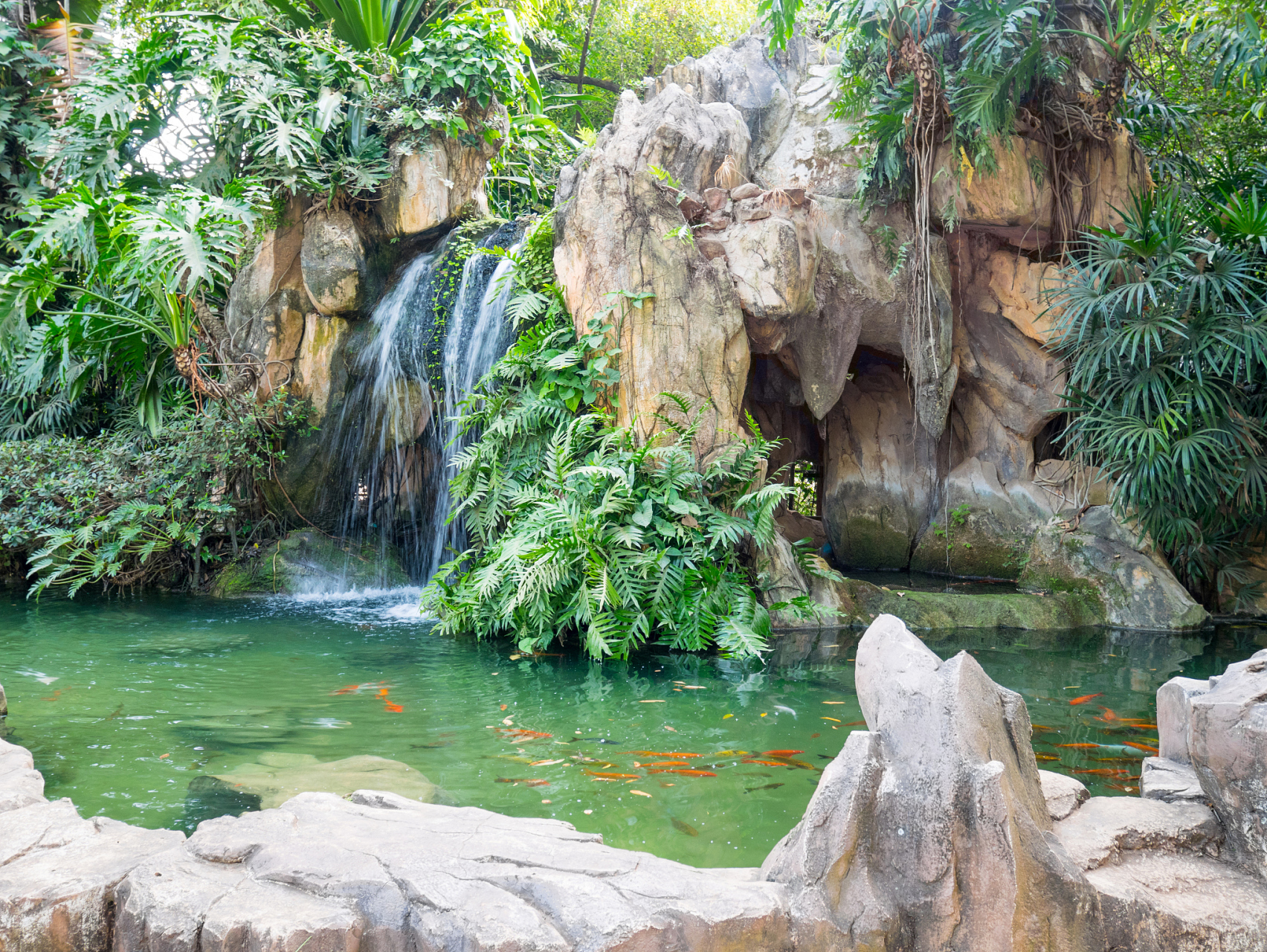 五龙潭风景区图片