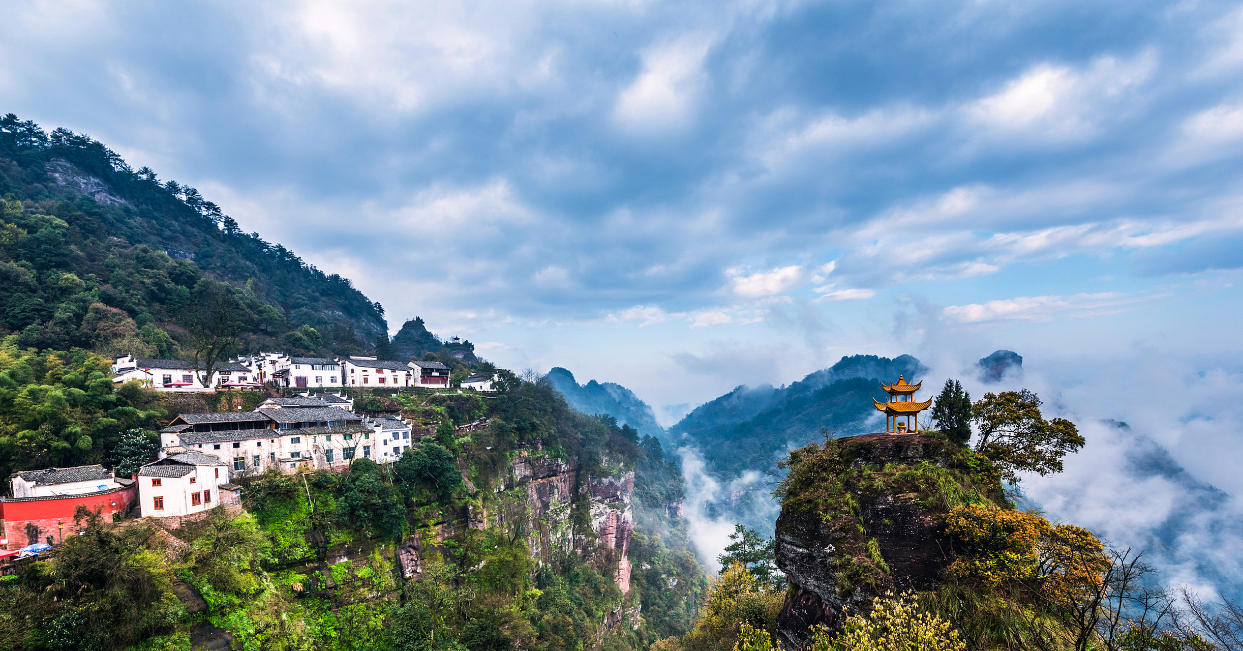 徽县最高的山图片