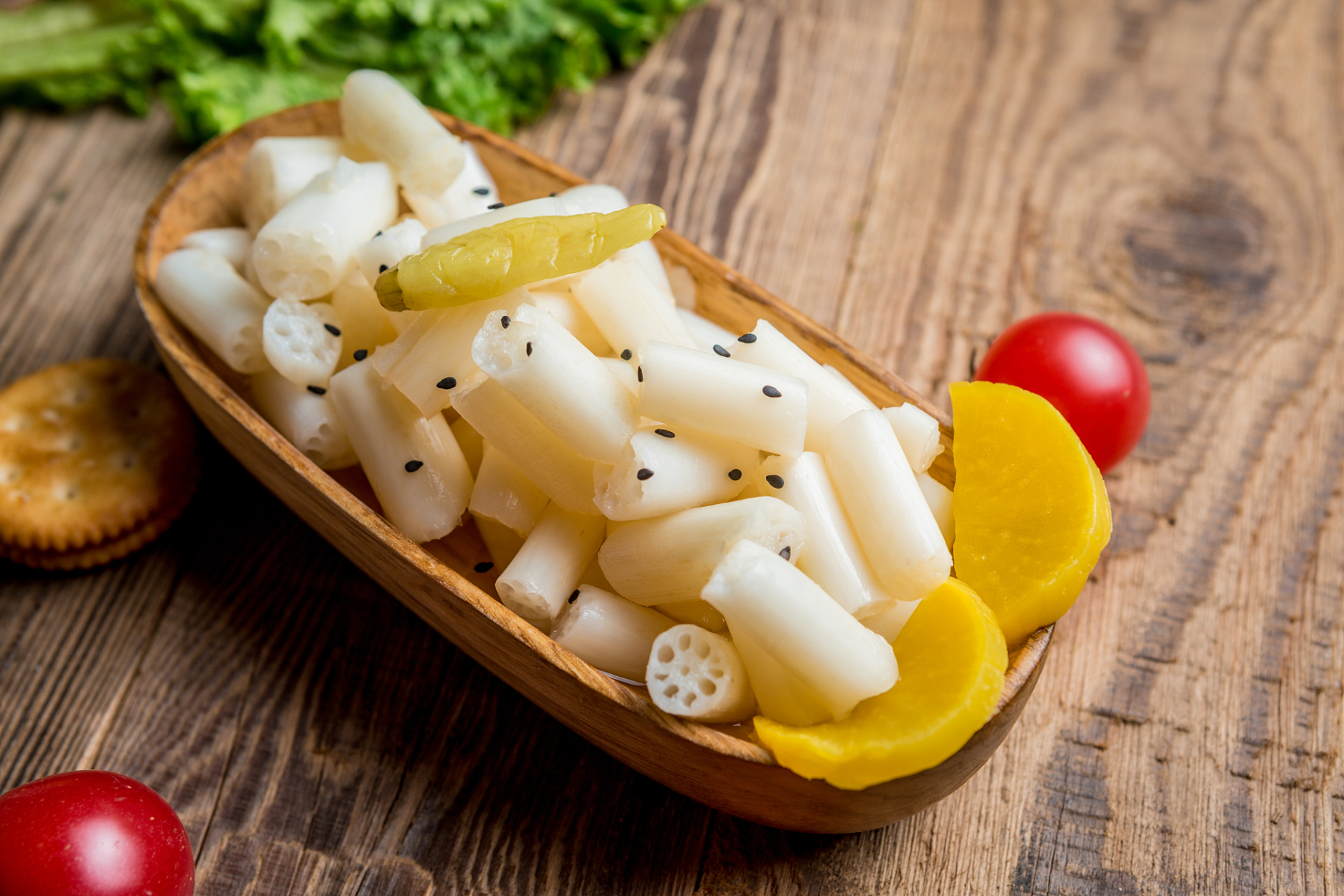 沙冰柠檬雪藕:清火补血.