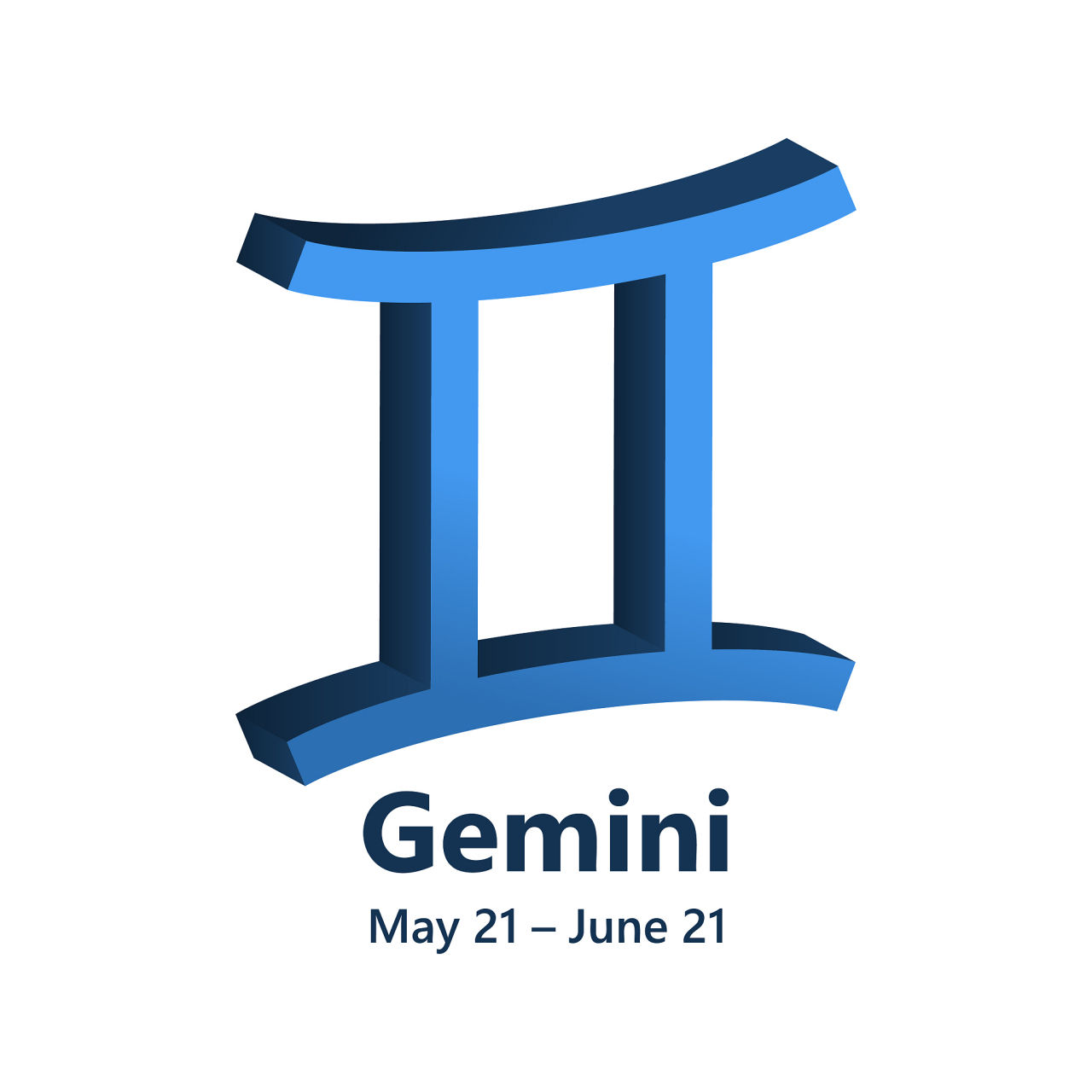 双子座的星座符号是一对孪生的人,这个符号代表着多样性,交流和变化