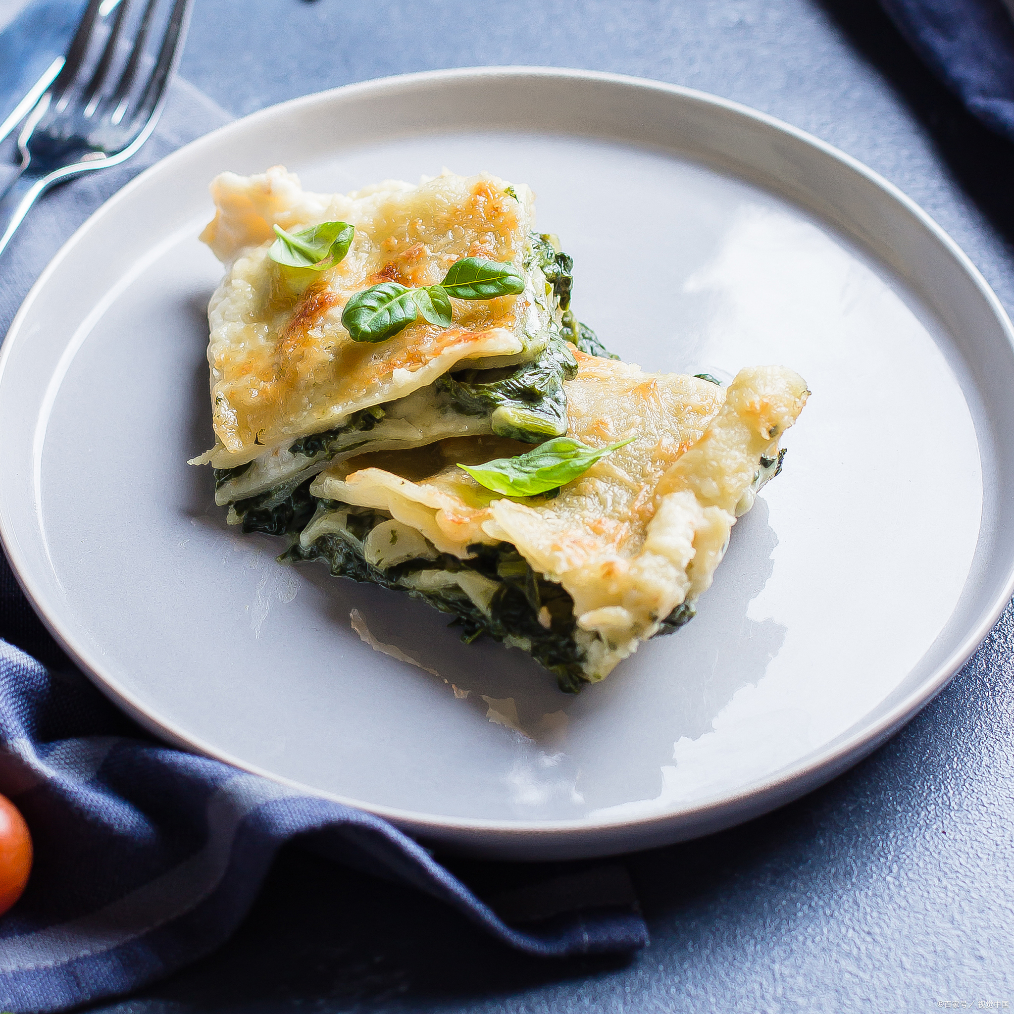 电饼铛做菠菜煎饼图片