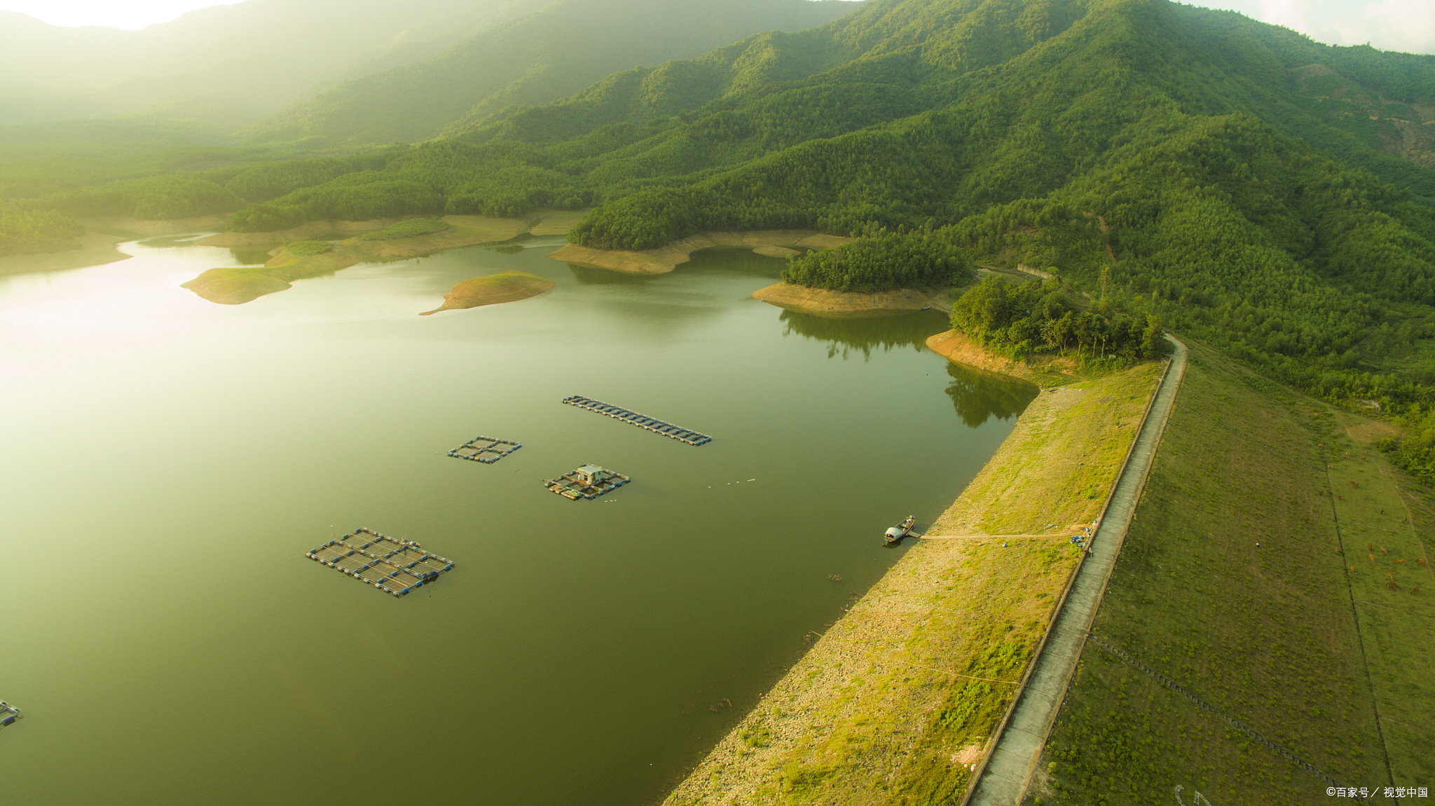 抚顺关山湖水库图片