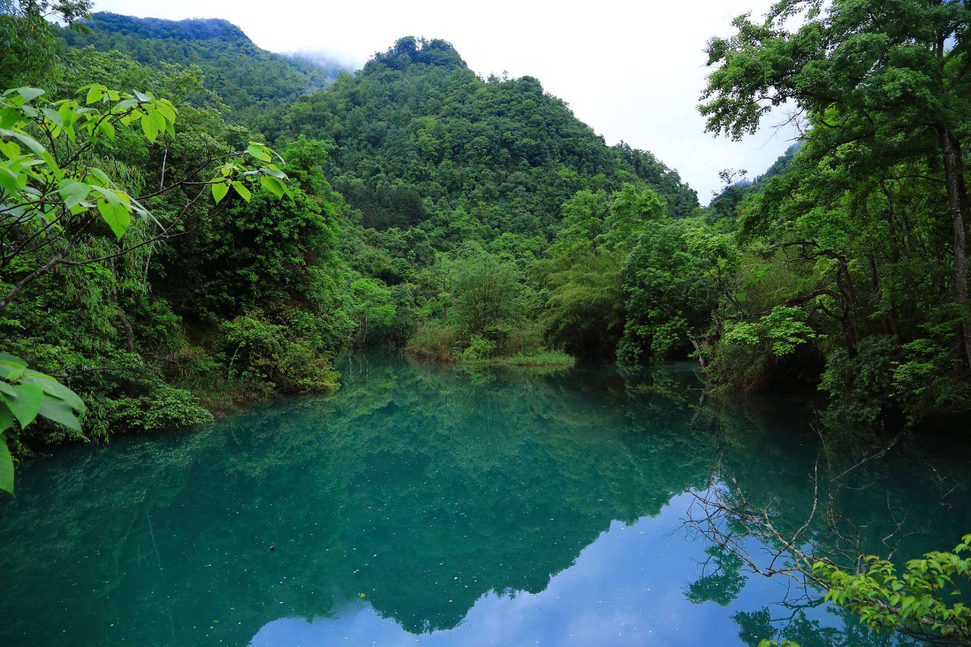 荔波樟江风景区,总面积273.