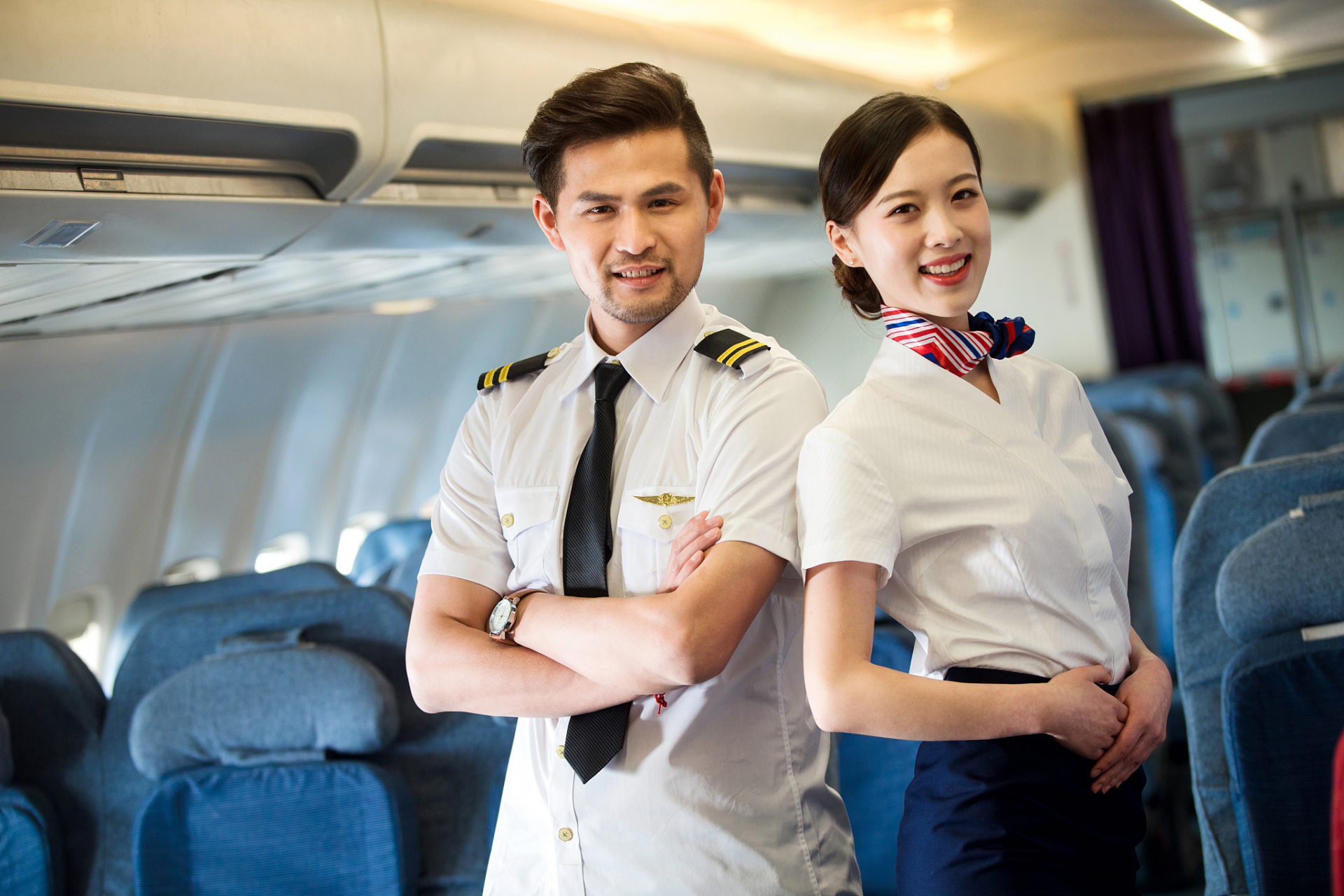 空乘专业人才在航空公司,航空服务公司,机场等单位都有很好的就业