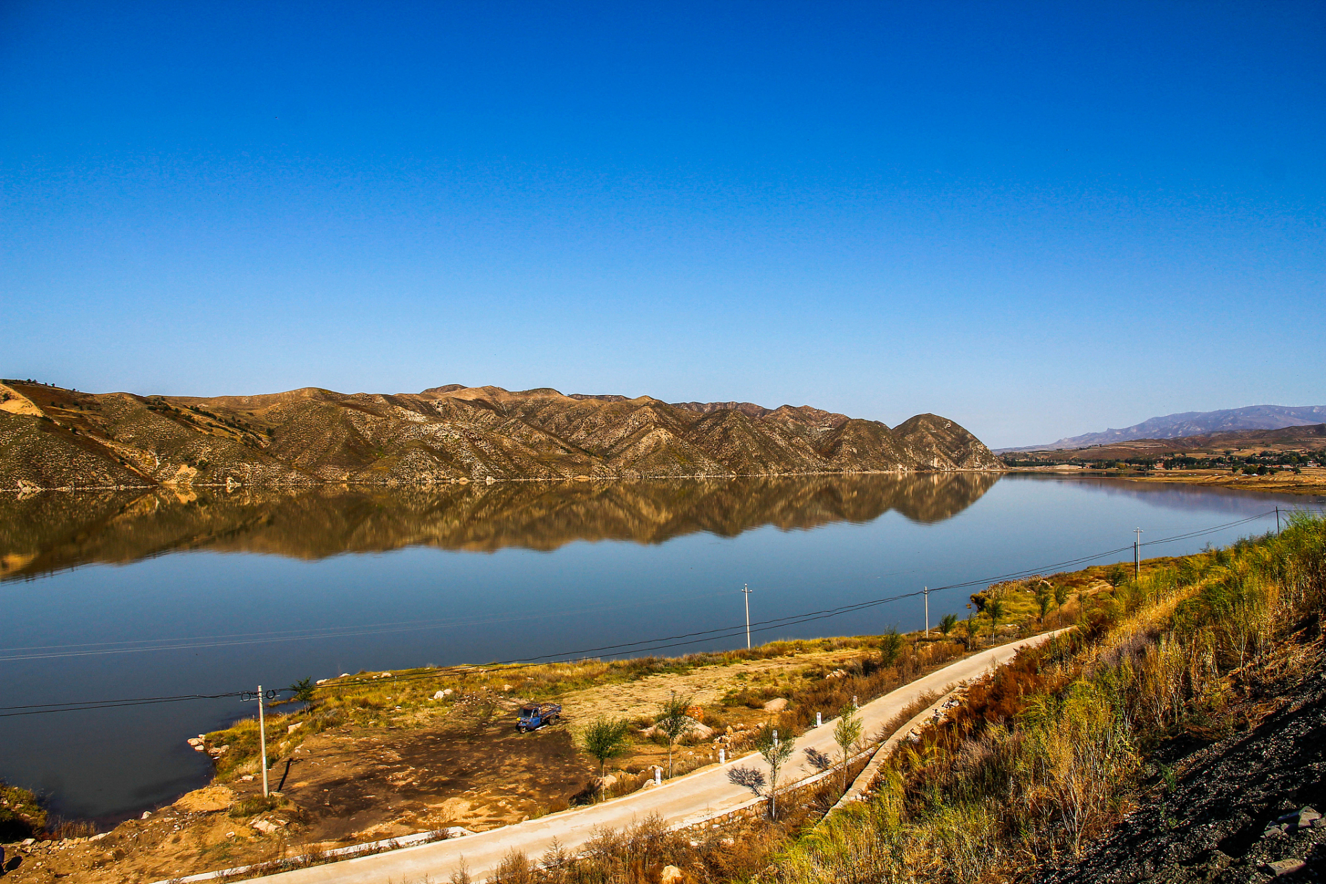 心定西再出发#定西貂婵湖位于甘肃省定西市,是甘肃省园林式水库及