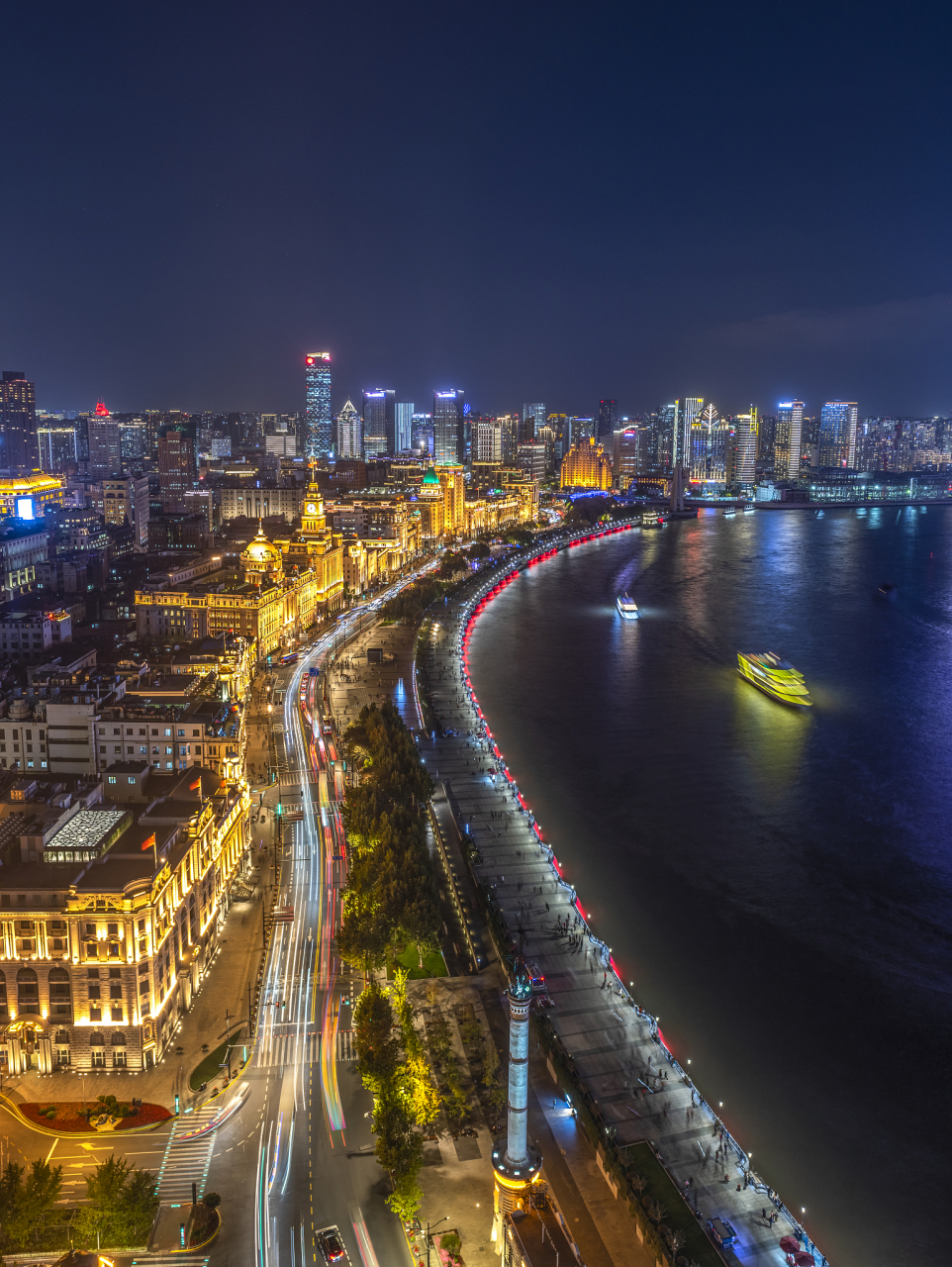 武汉汉口江滩夜景图片图片