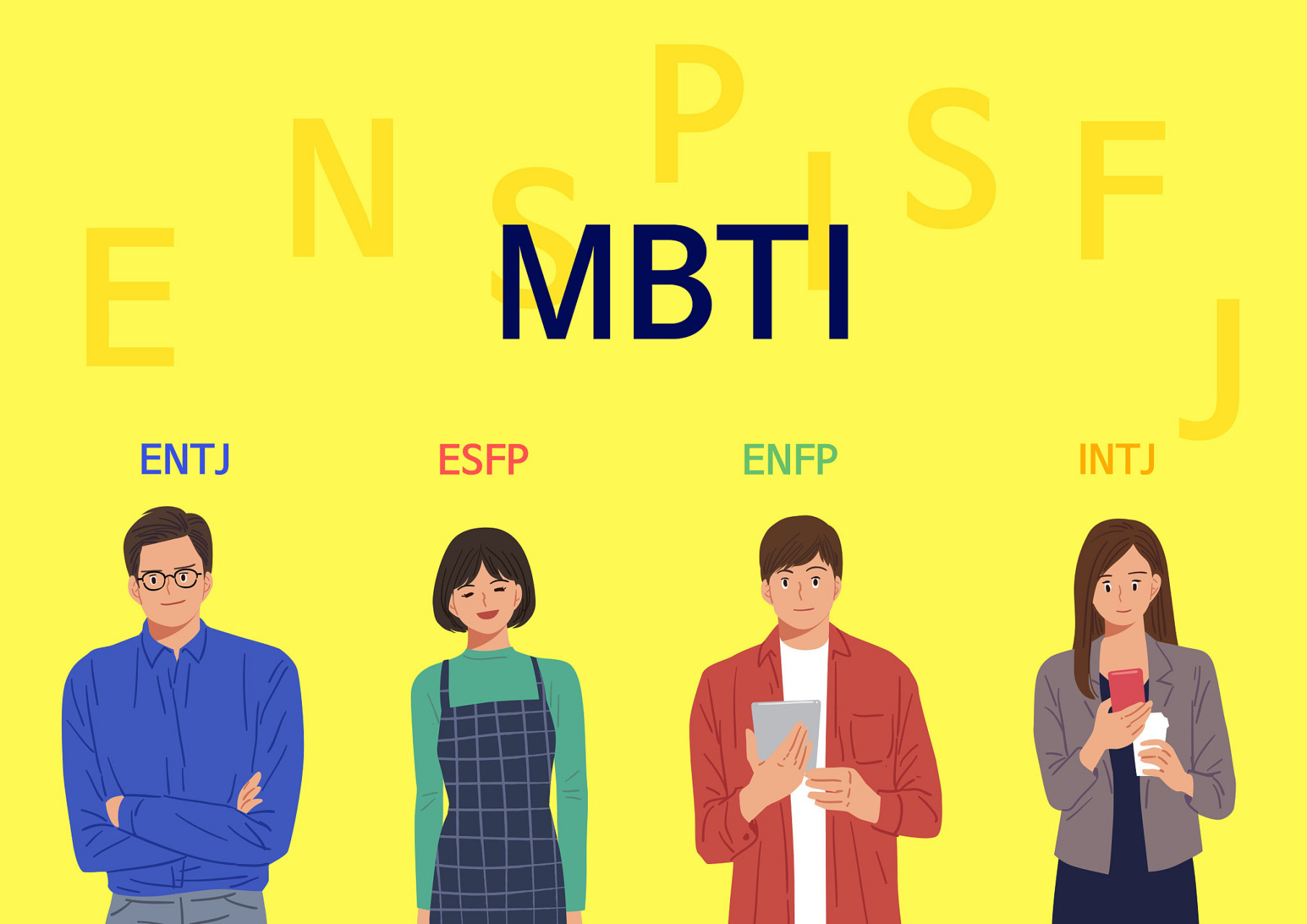 周邊一圈isfj型性格的人,原來我才是那個非典型(enfp)!