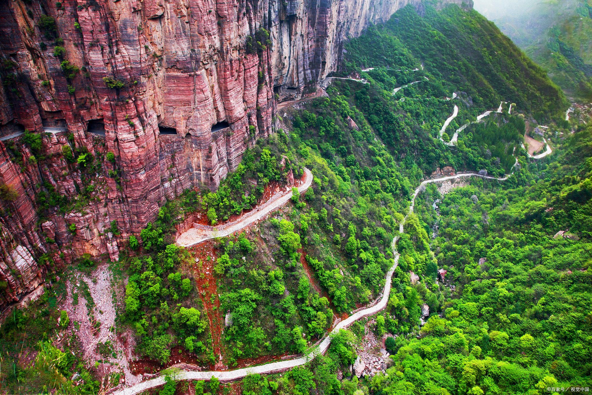 河南郭亮村风景区图片