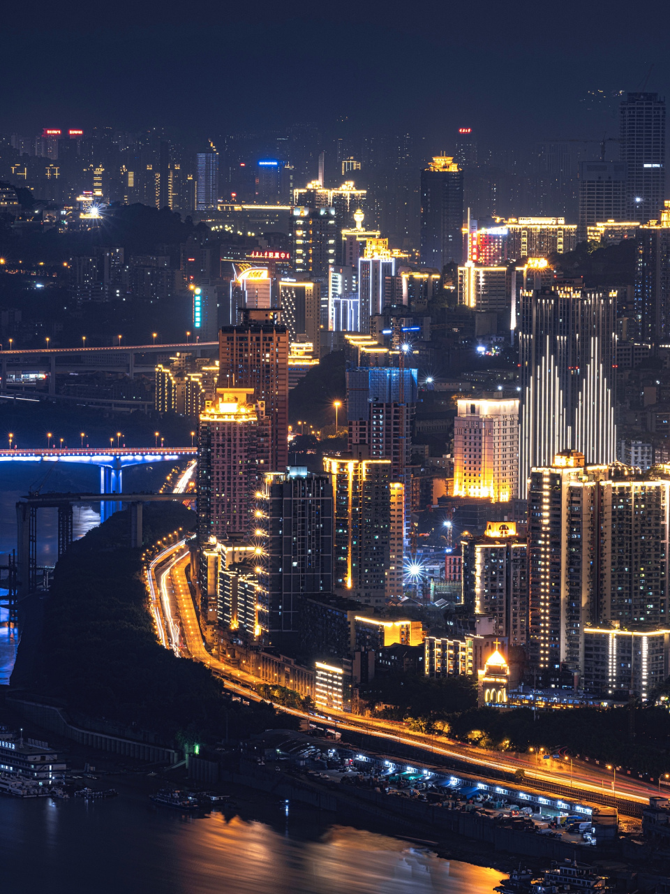 重庆万州夜景图片