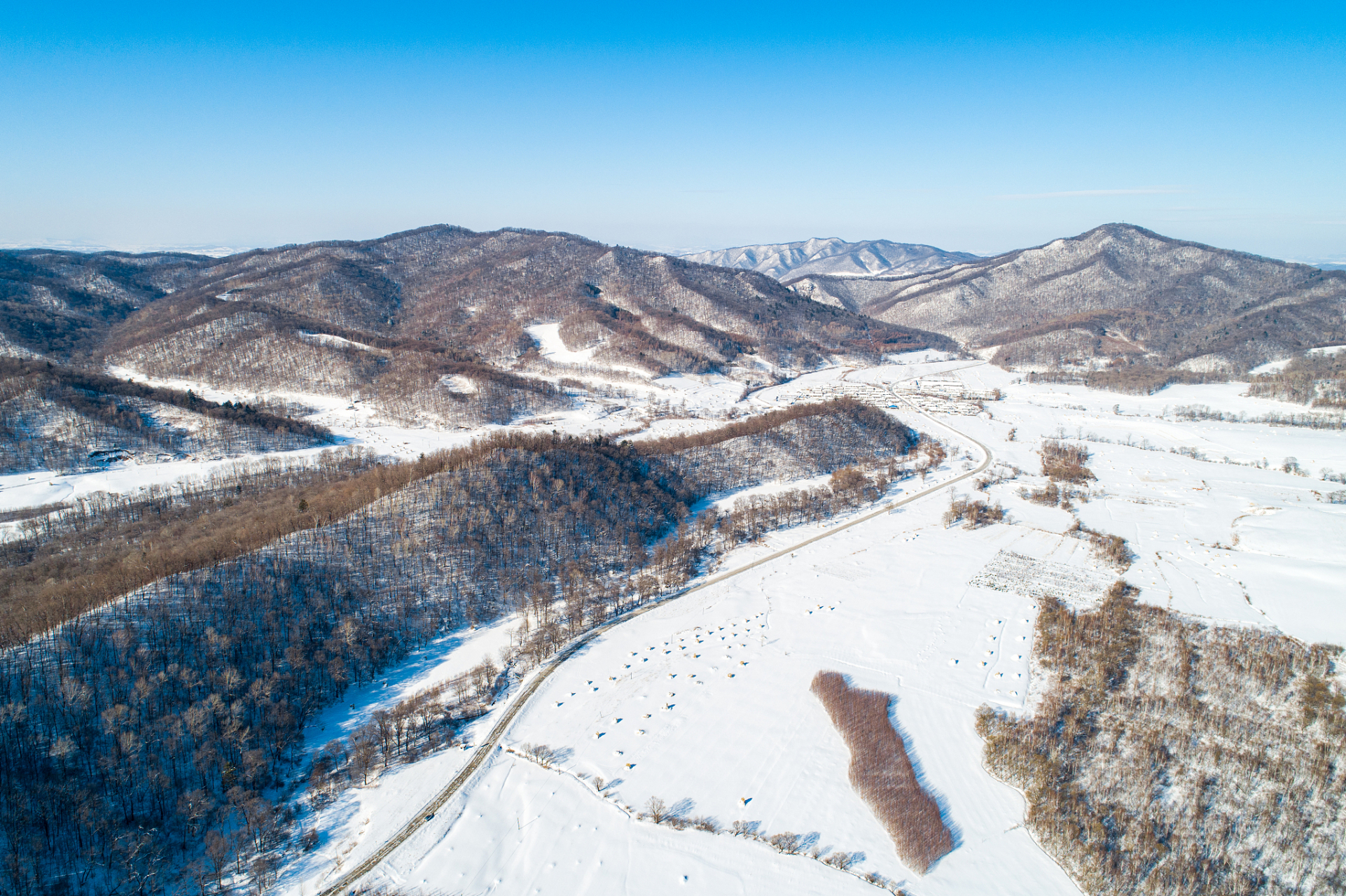 张家口崇礼雪景图片