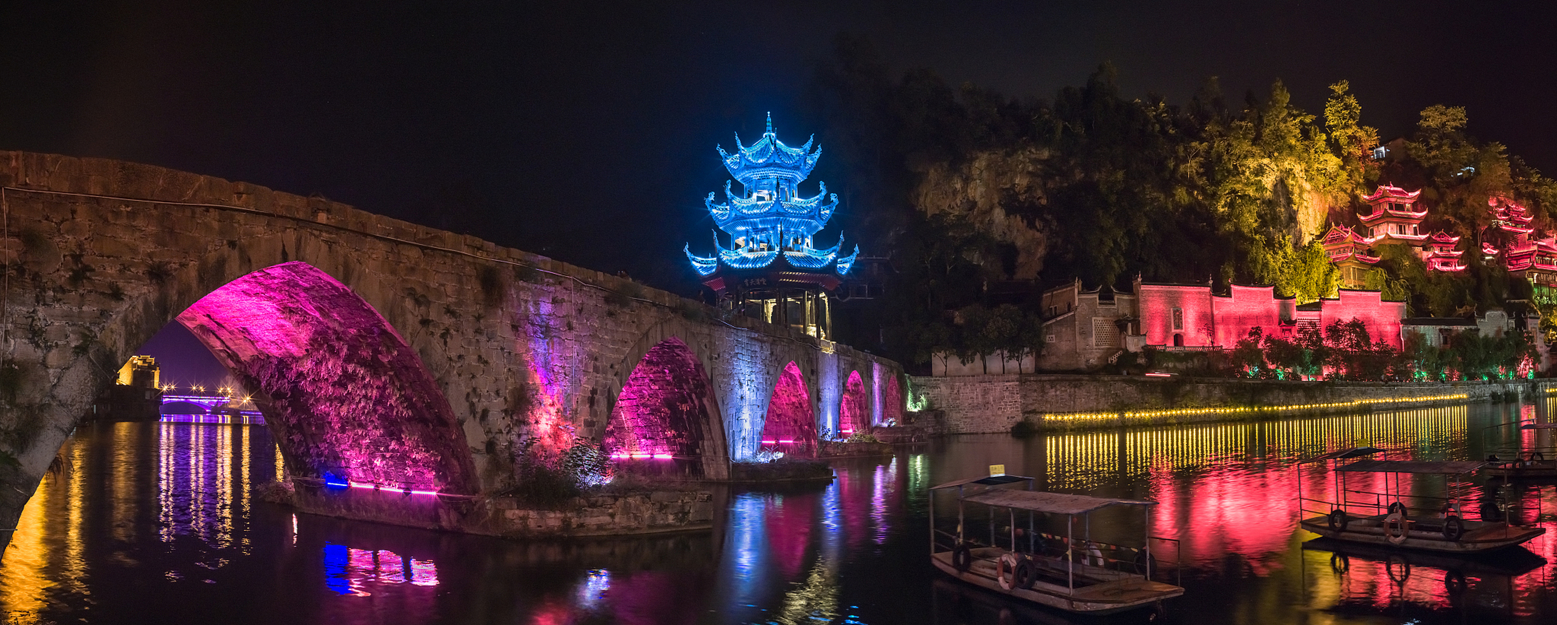 沈园夜景图片