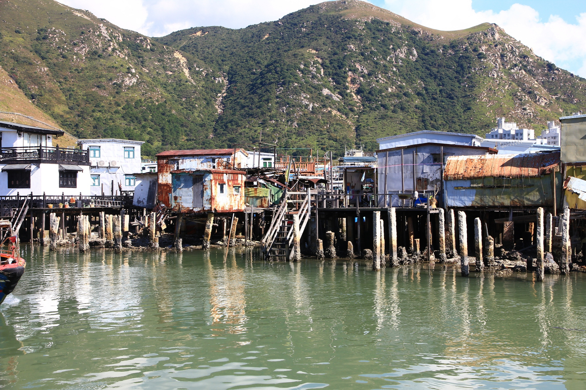 清水湾赤岭渔村图片