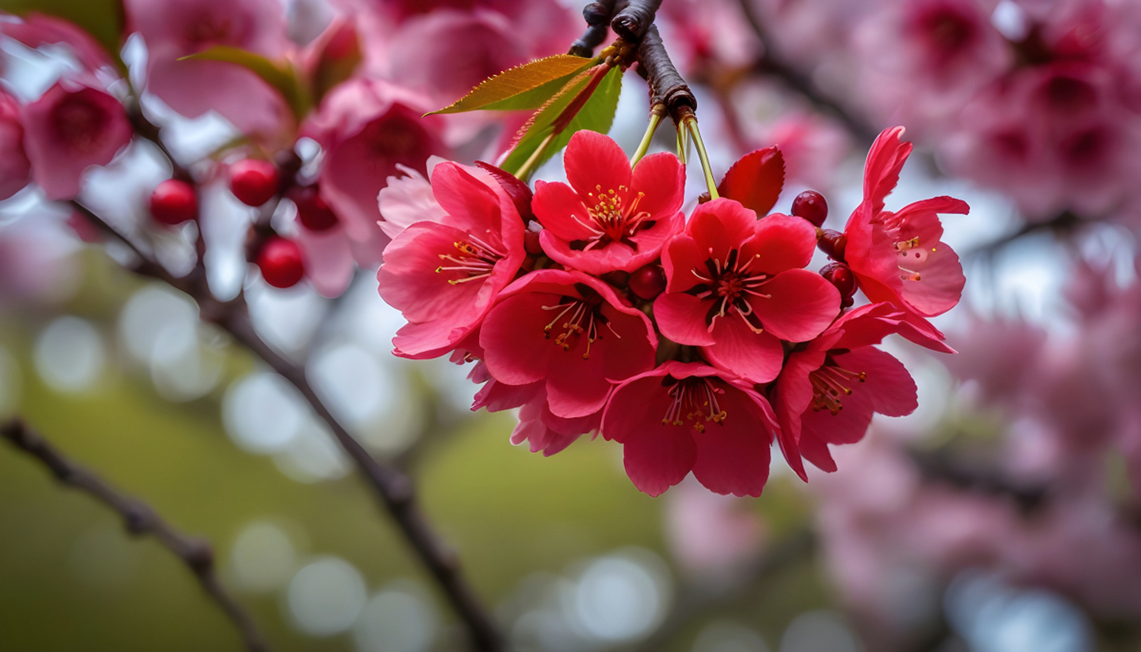 日本樱花图片 最美图片