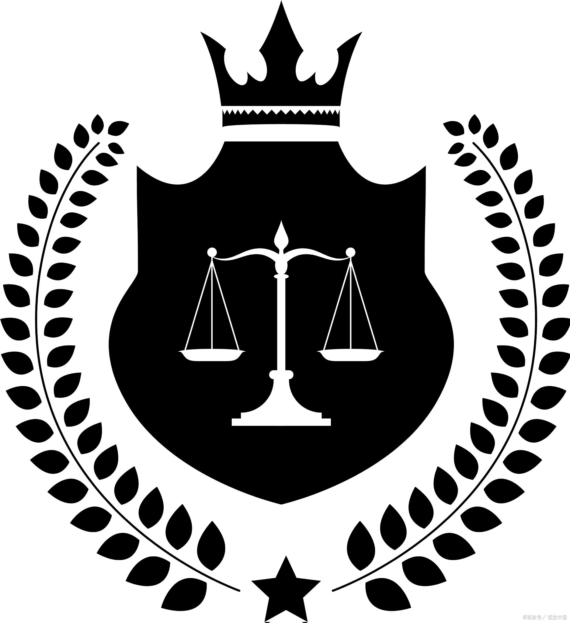 图标审判机关的图案是什么公正徽章法医logo图阿拉伯法院标志法庭标识