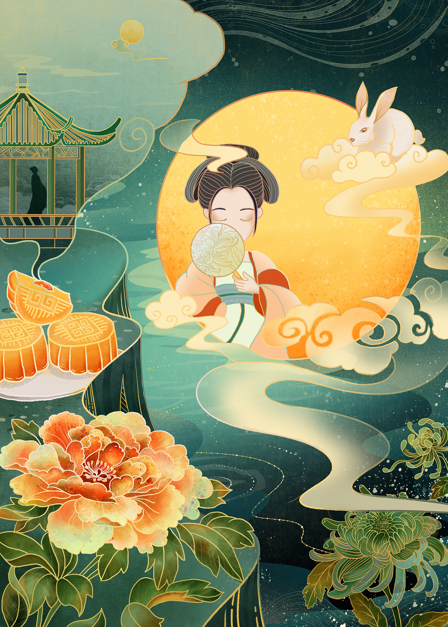 中秋古诗词其六:《望月怀远》 - 张九龄