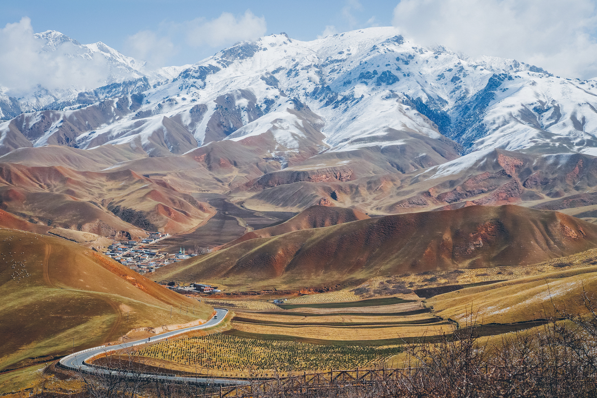 西北地区以其壮丽的自然景观而闻名,而祁连山更是其中的一颗璀璨明珠.