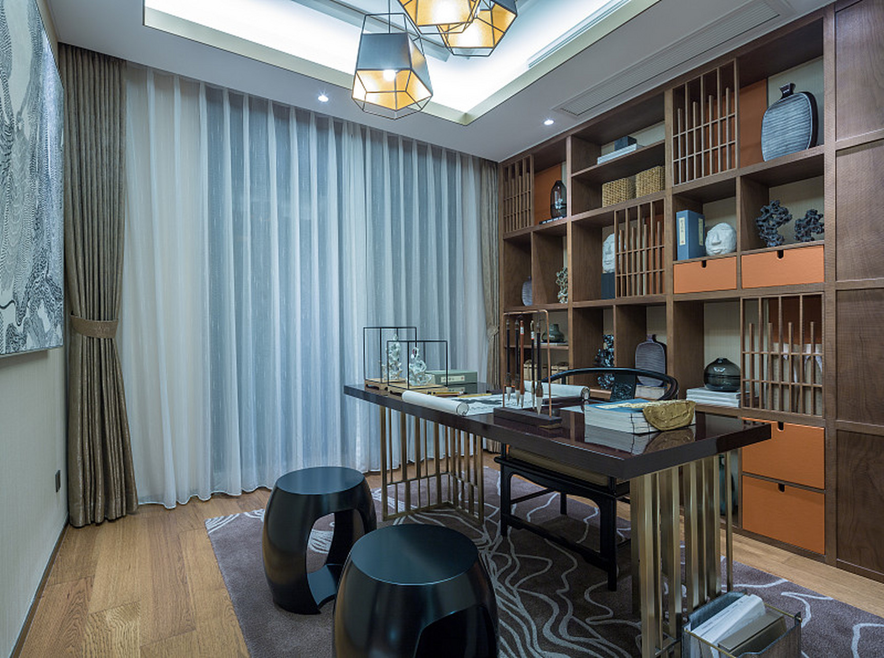 书房是一个专门用于阅读和学习的空间,它不仅需要舒适的氛围,还需要