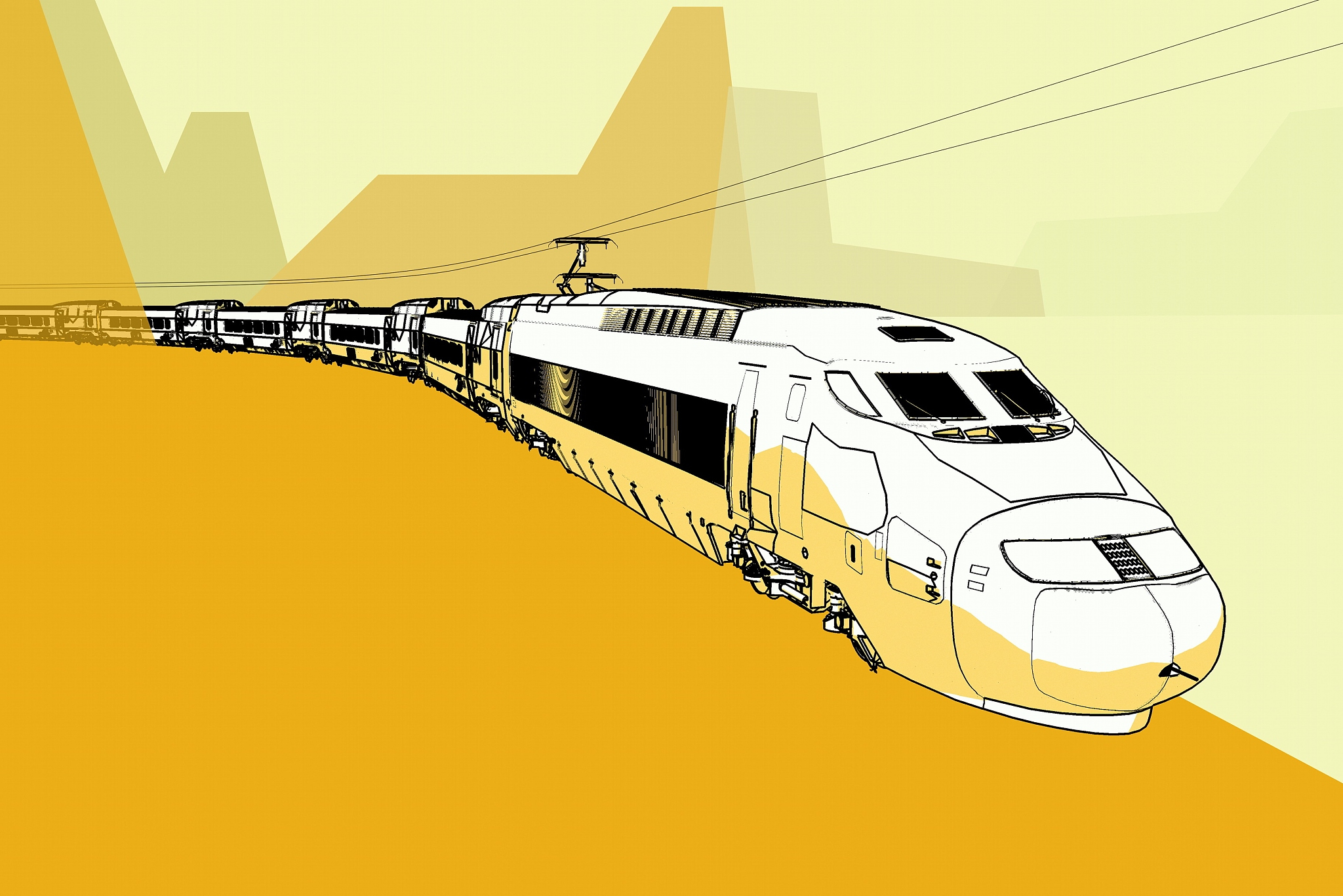 [原文:笔触下的速度与激情:动车.