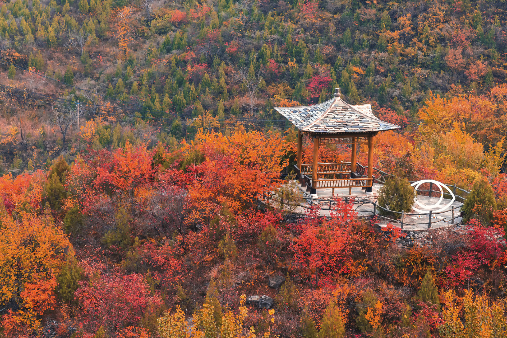 房山坡峰岭景区图片