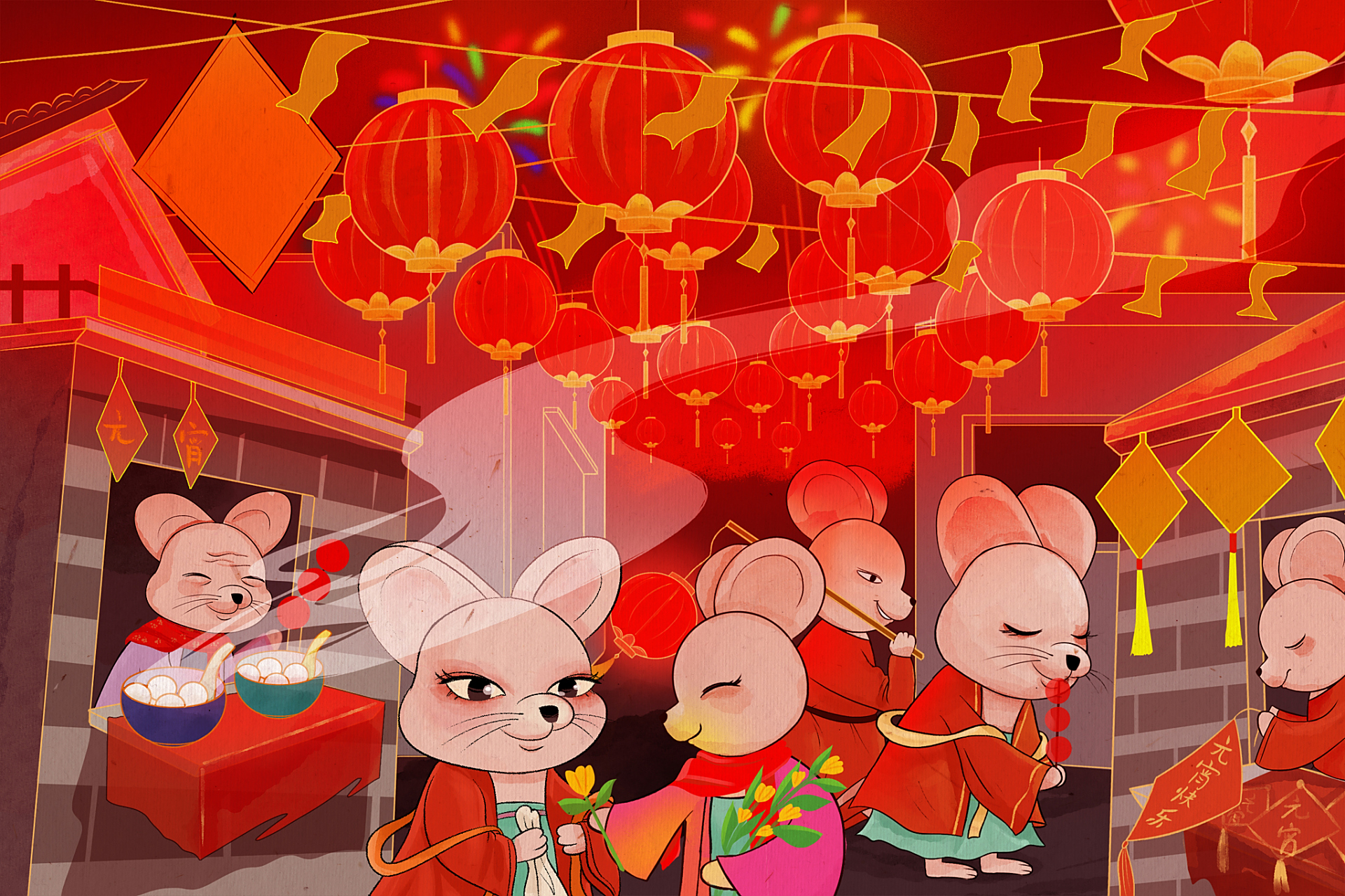 元宵节逐鼠,这项活动主要是对养蚕人家所说的.