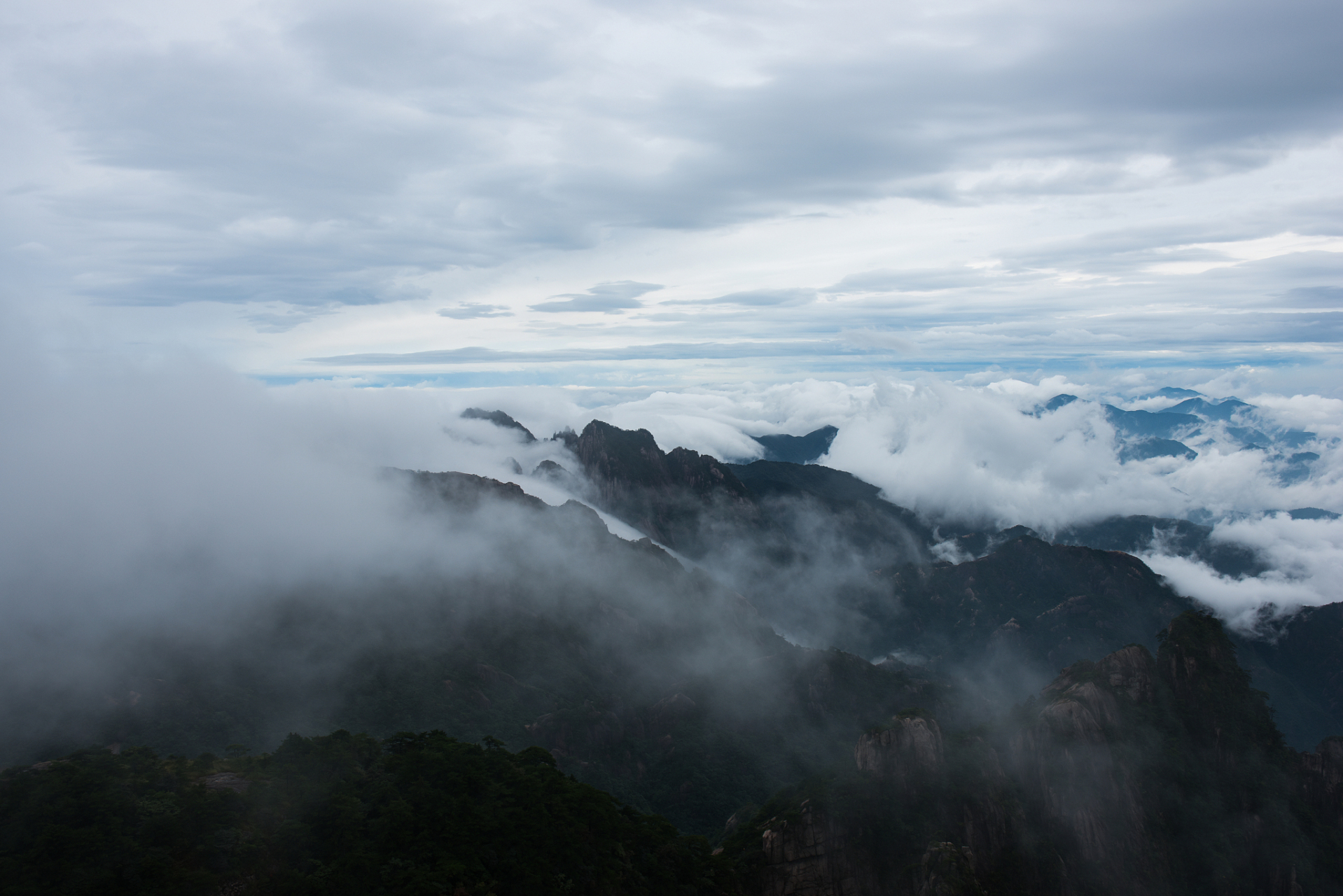 望庐山瀑布风景图片图片