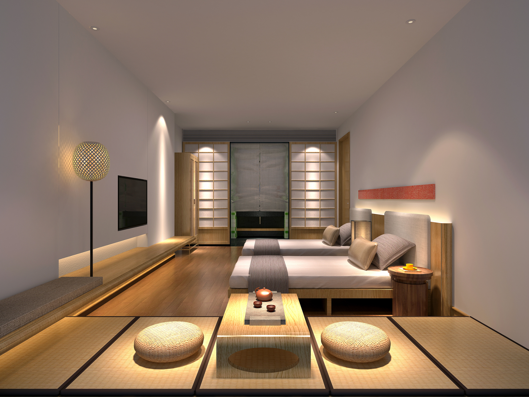 日式装修风格,源于日本传统美学,融合了禅宗的简约与自然理念,成为了