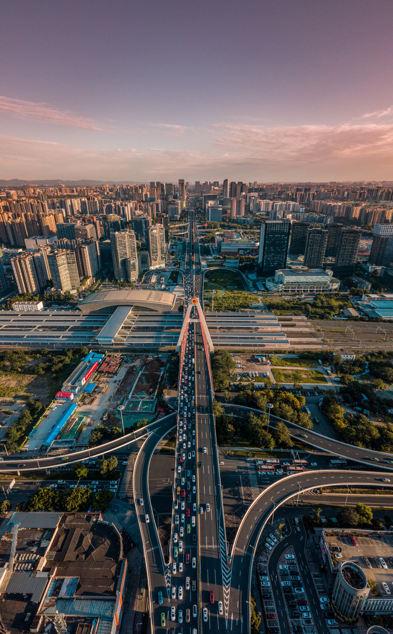 成都双流机场全景图片