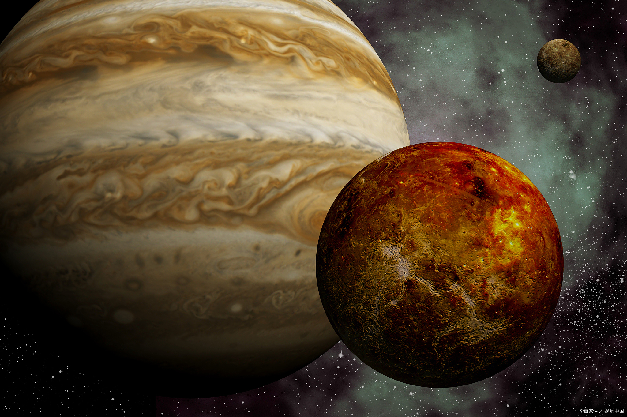 卫星不会掉下来是因为它做