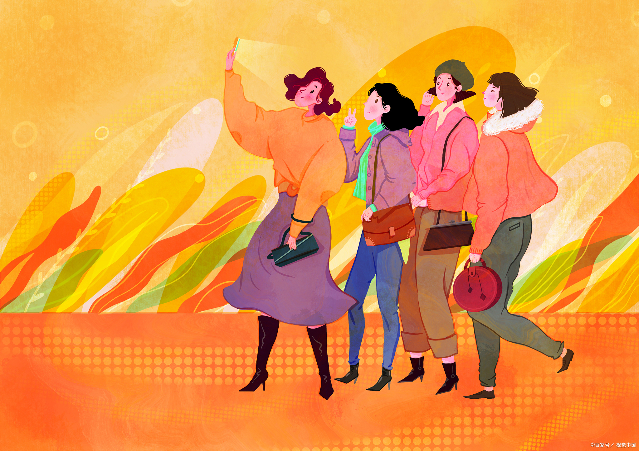 三个女人可以演一台戏,那四个呢?是不是要把整个舞台都承包了呀?