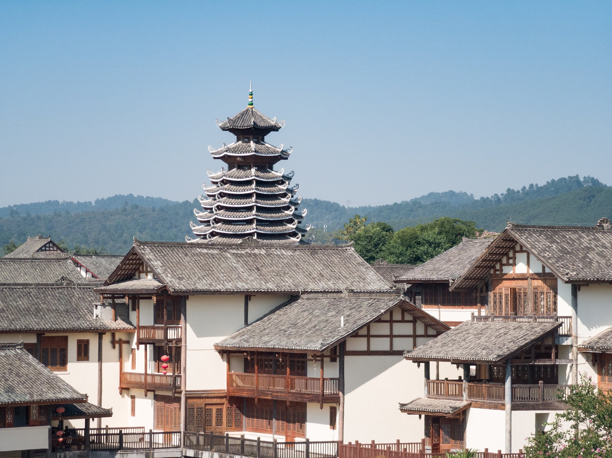 柳州三江梅林的侗族木构,建筑智慧超精湛!