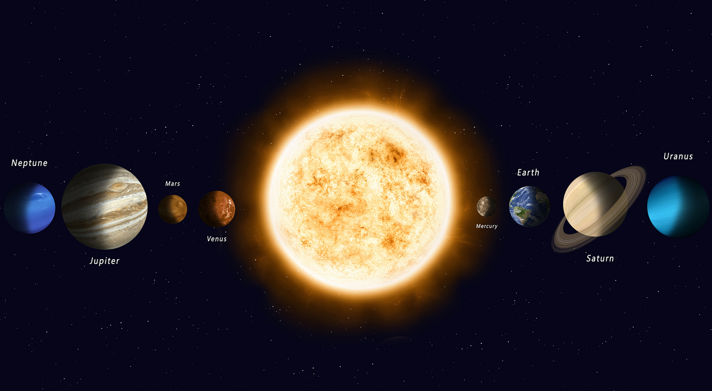 八大行星表面图片