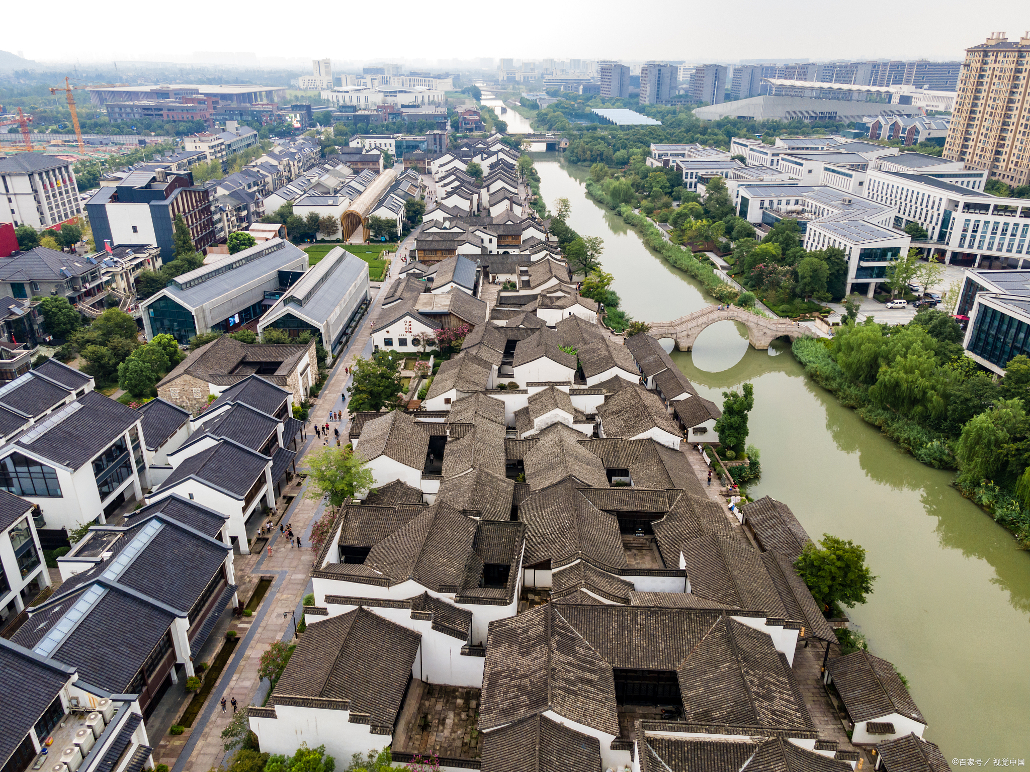 青浦白鹤老街图片