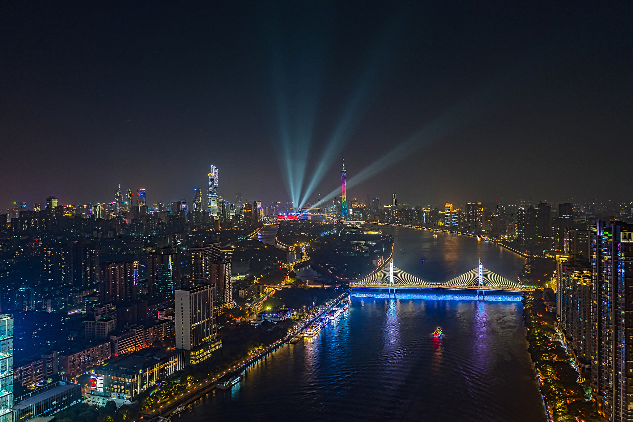 广东夜景 真实图片