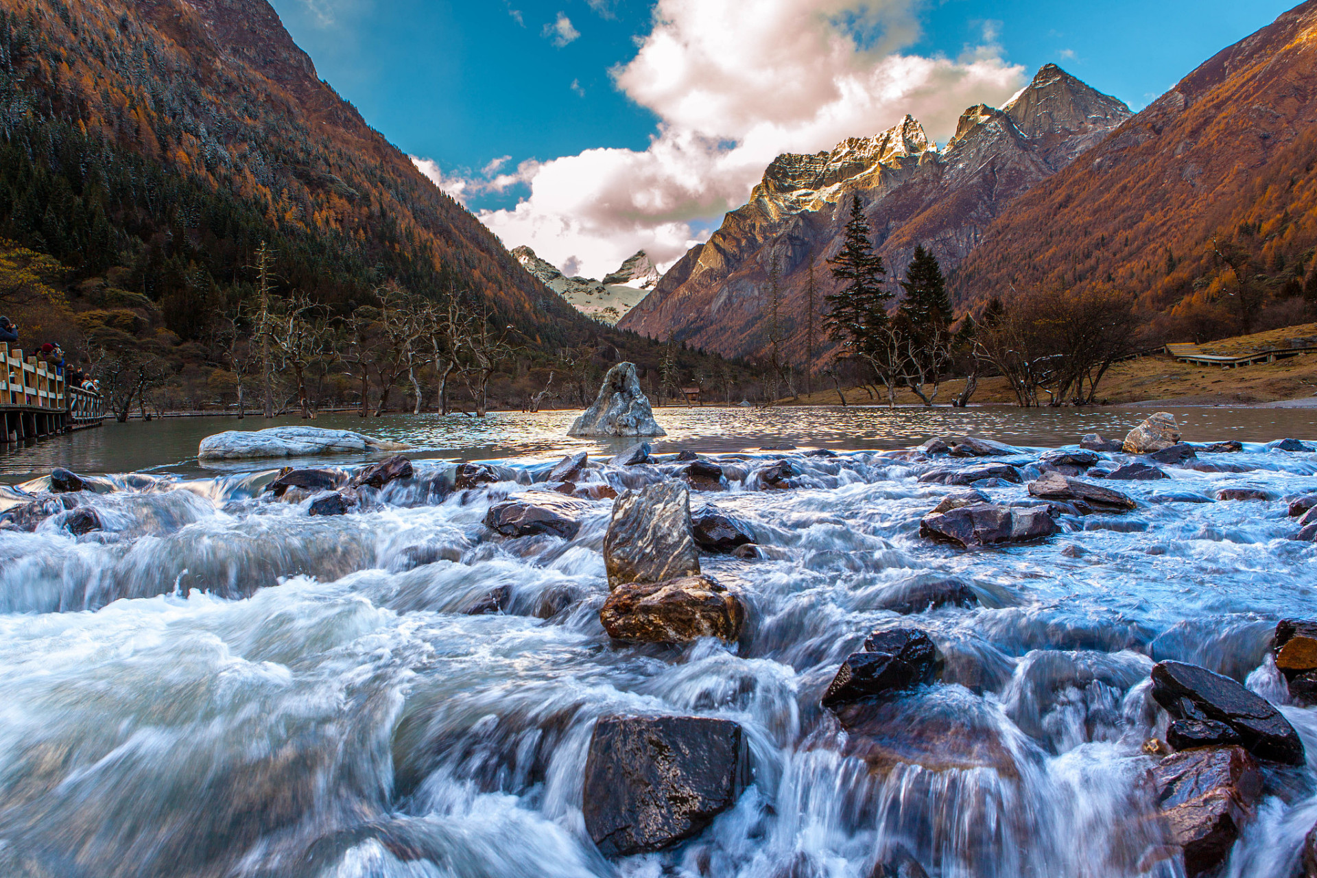 四川旅游全攻略# 四川·阿坝·双桥沟99  双桥沟,这里的美景然