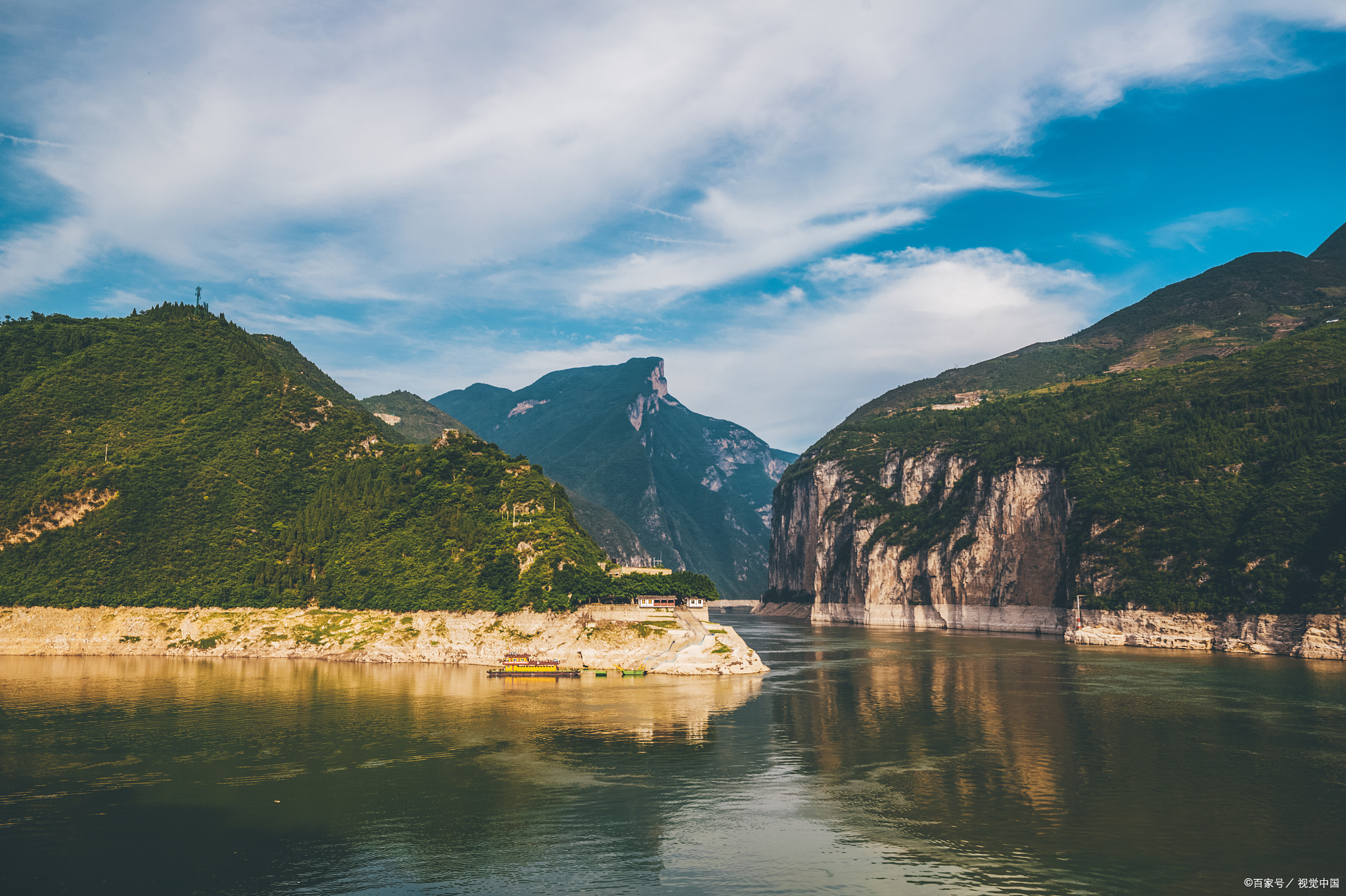 长江边的风景图片