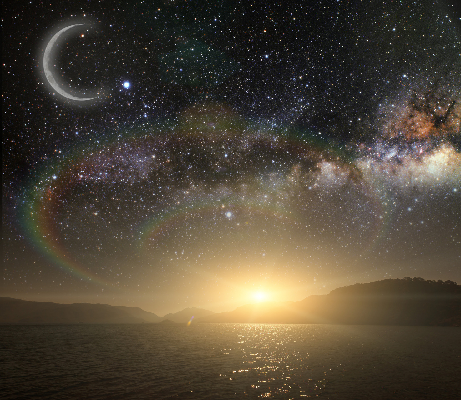 星空摄影技巧:对焦与构图.