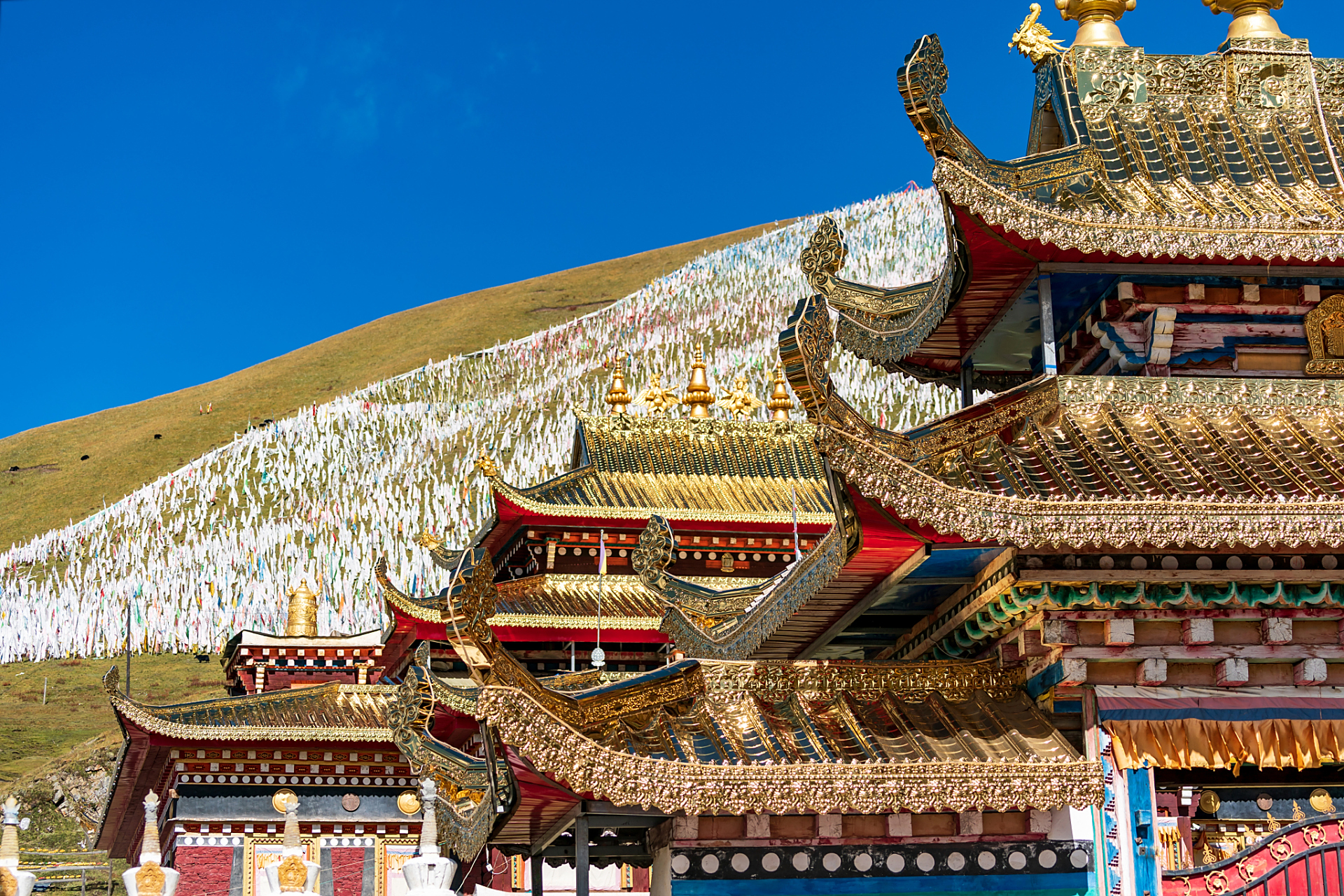 然姑寺是一座红教寺庙,寺内供奉着108座形为男女两两相抱的欢喜佛