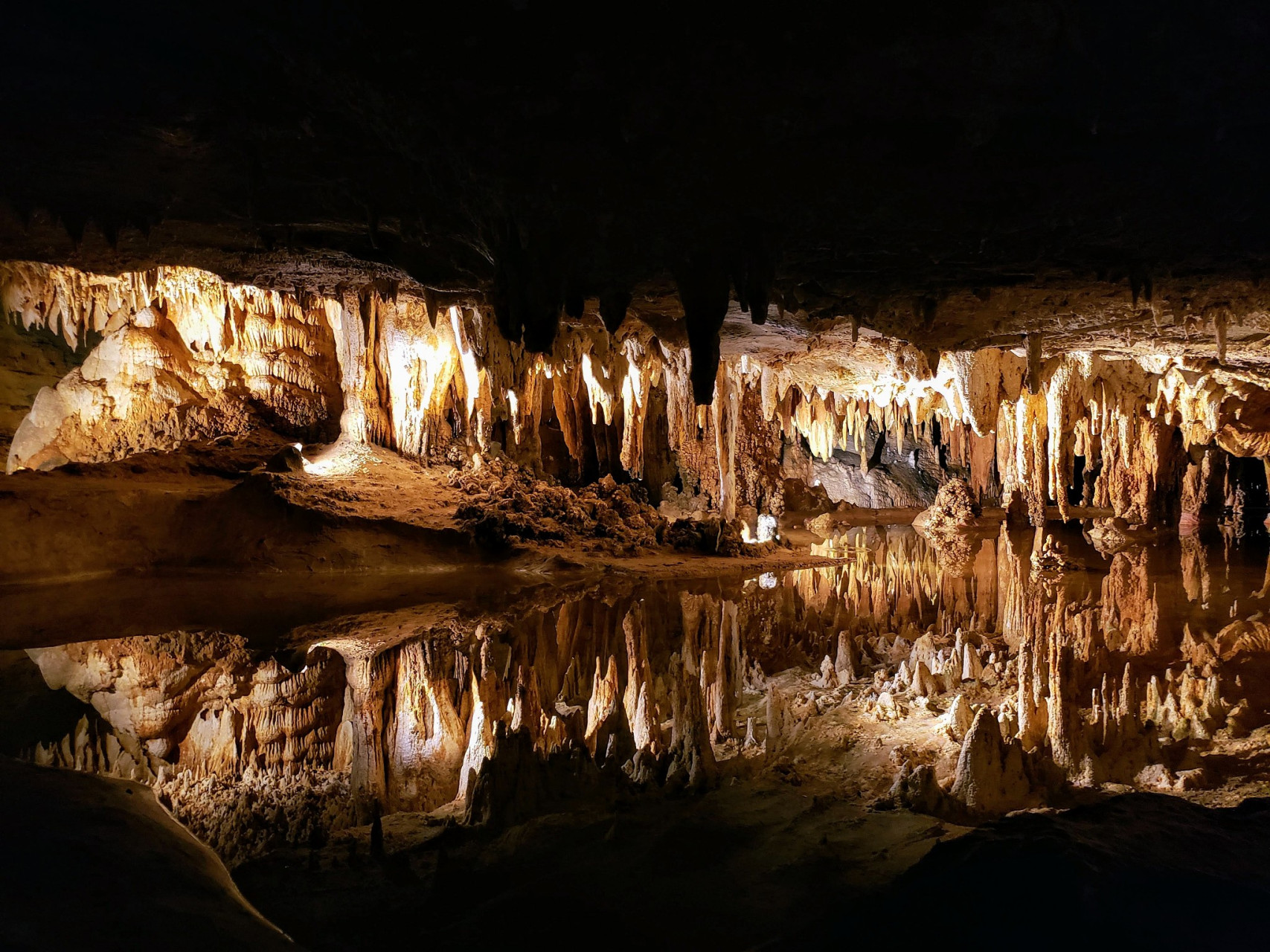 占地175平方千米,以岩溶地貌,地下河流,水体景观和古生物遗迹为特色
