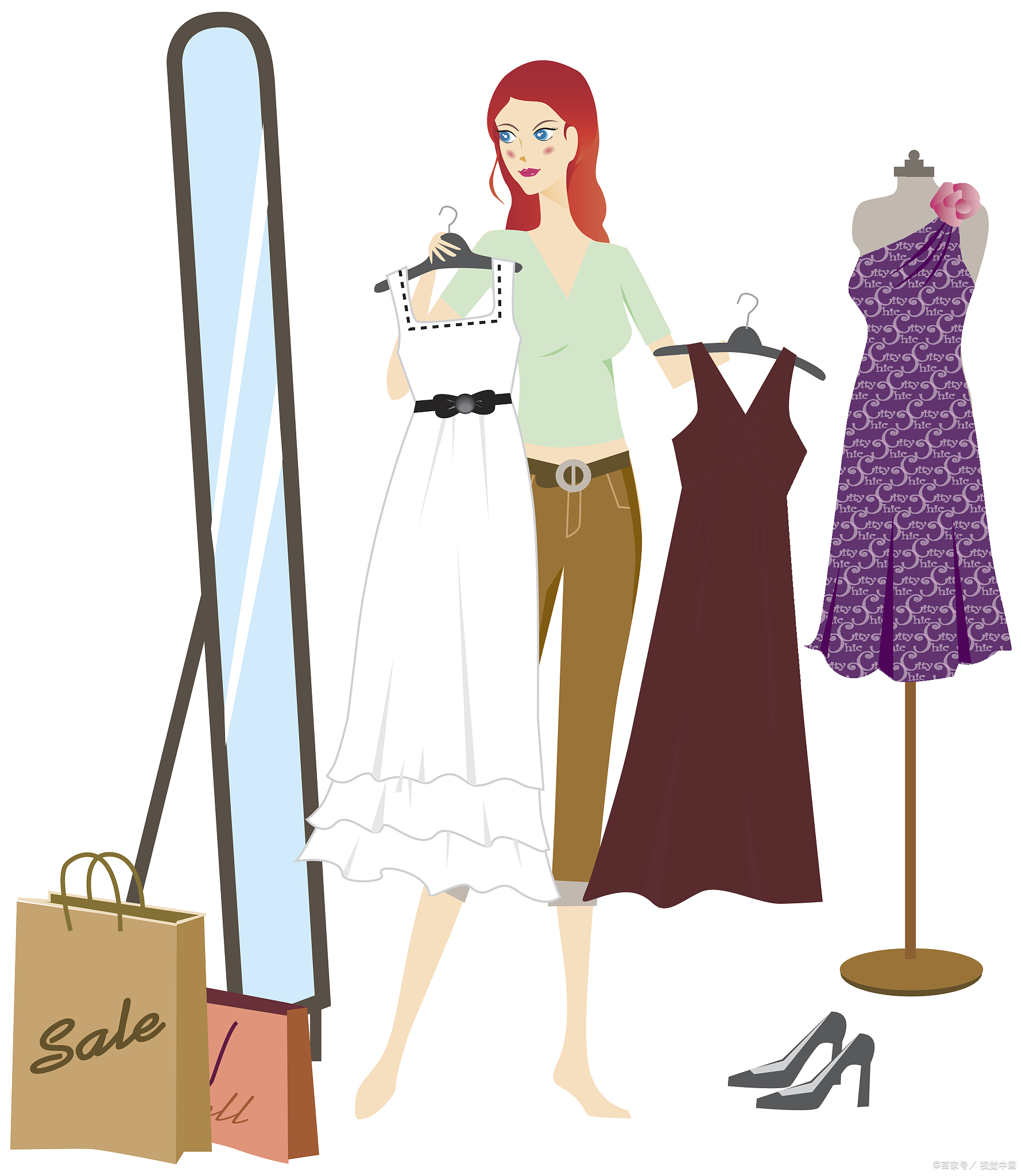 所有喜欢买新衣服的女人
