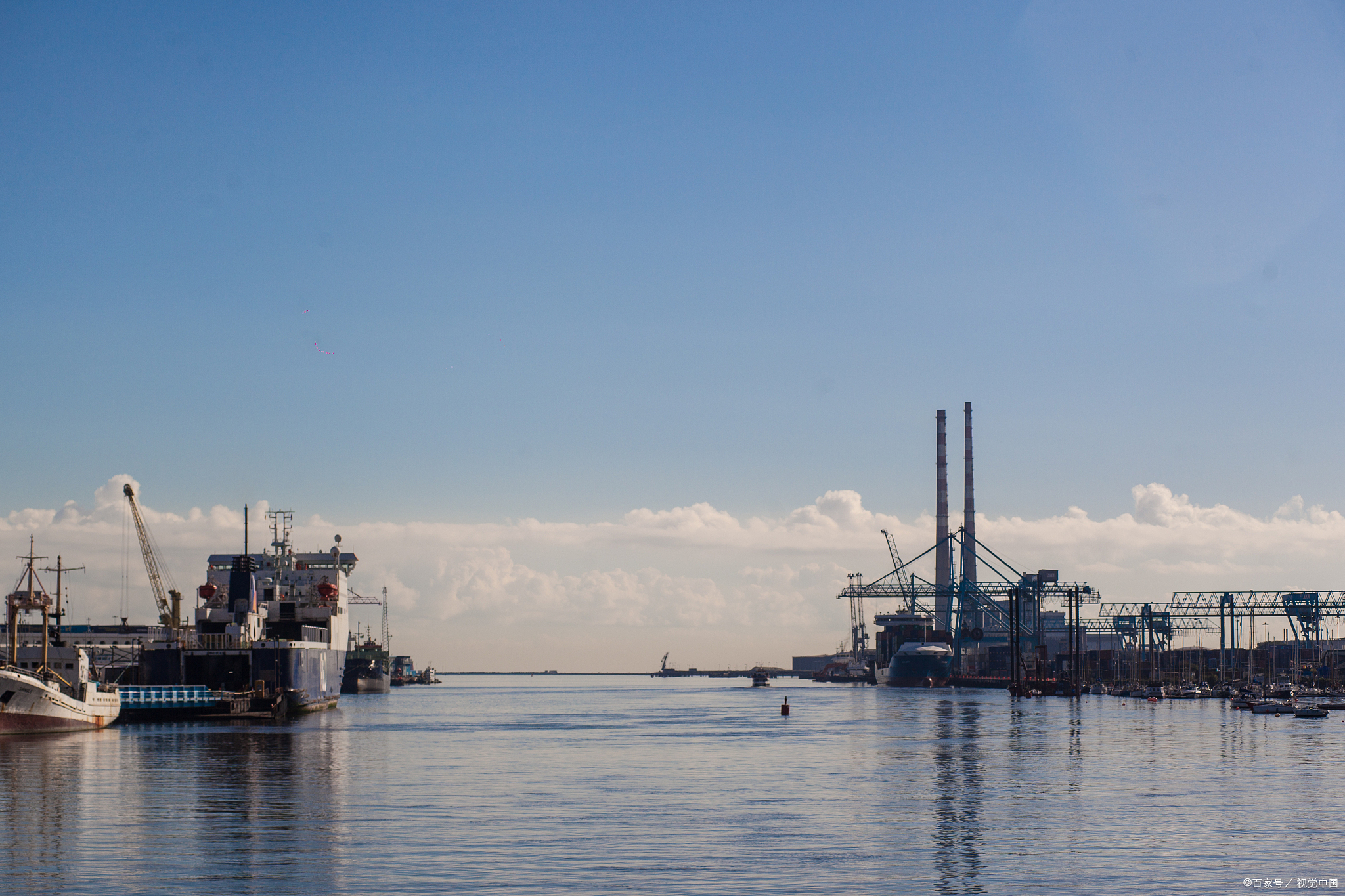 玉环大麦屿港口,现代工业风光,摄影打卡超独特!