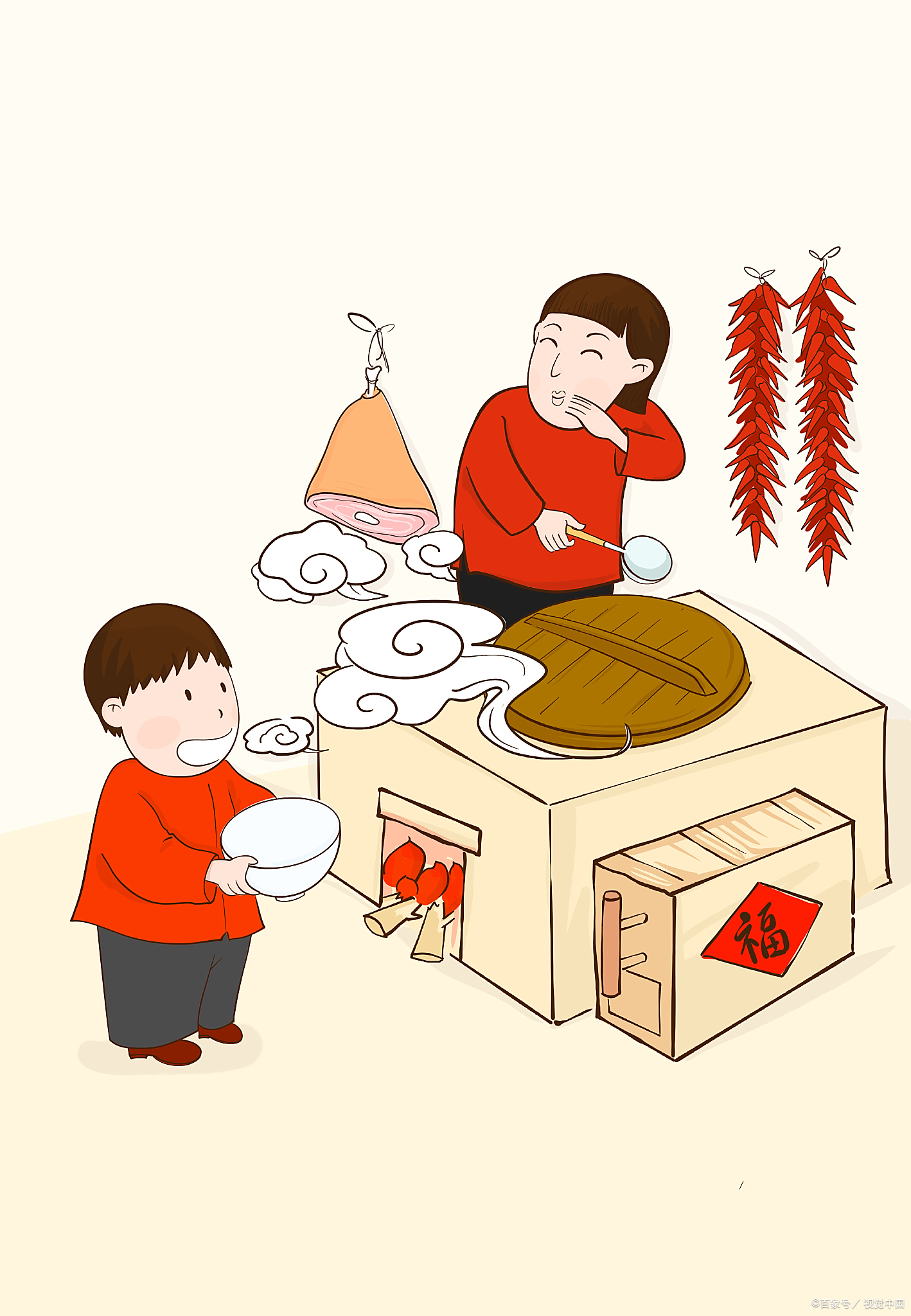 以前过年的年味十足,因为日子穷困,都盼过年改善改善