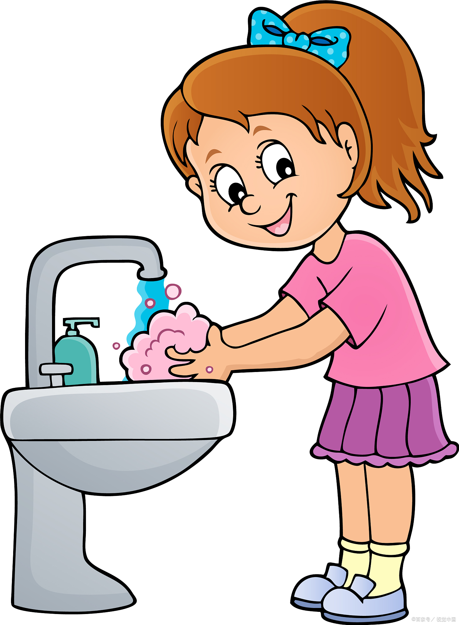 "一来到我曾经工作过的太阳船幼儿园,便听到中班小朋友在背洗手儿歌