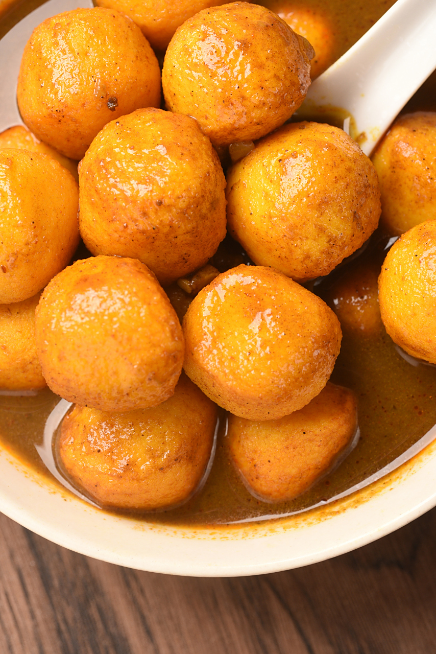 超秘的港式咖喱鱼蛋做法大公开!