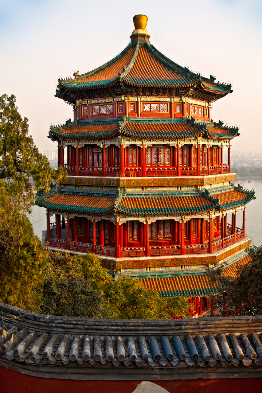 穿越时空的旅行# 颐和园佛香阁,位于中国北京市的颐和园内,是皇家