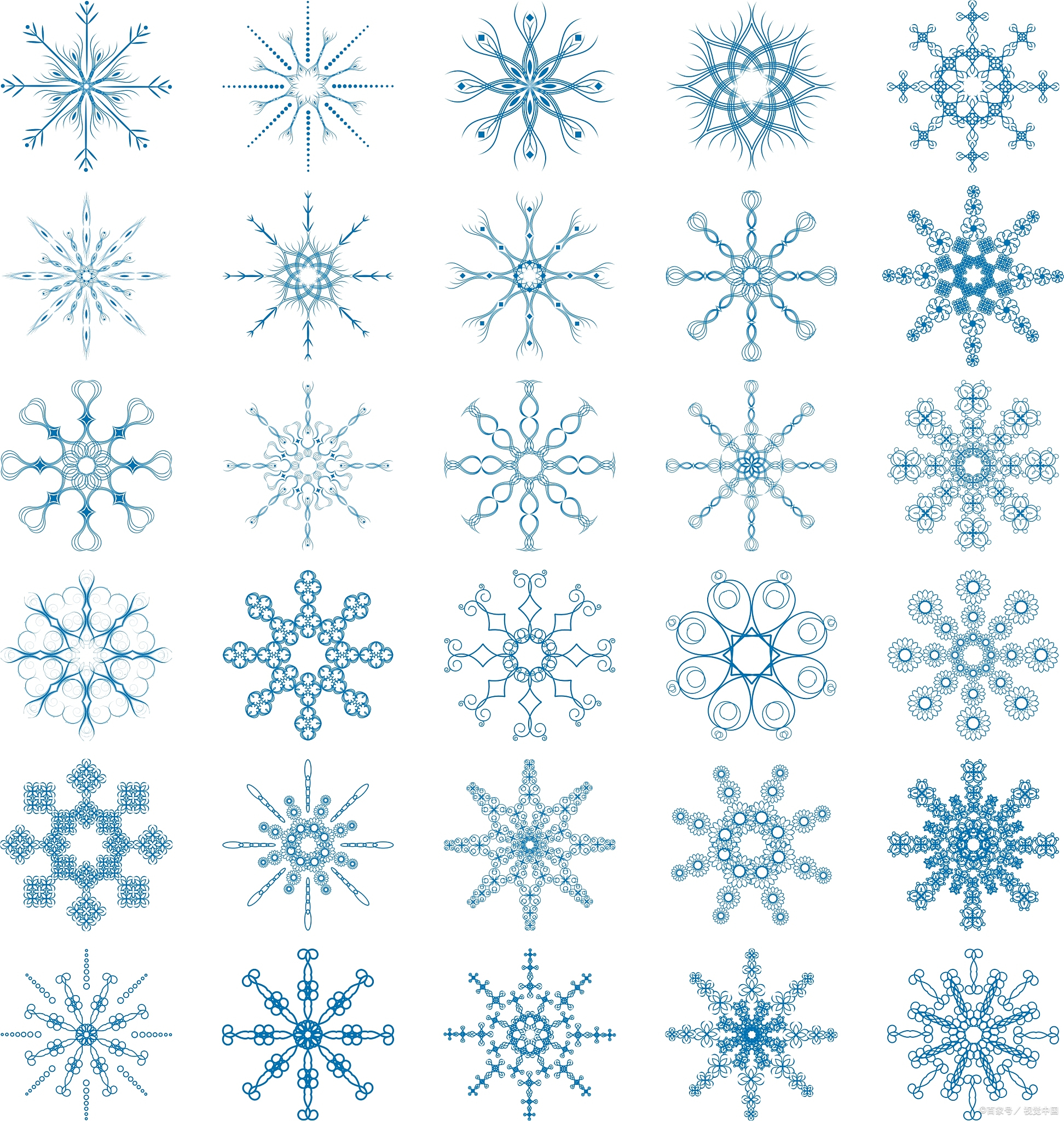 儿童篇:简笔画雪花,简单易上手小朋友们,你们是不是觉得雪花很漂亮,但