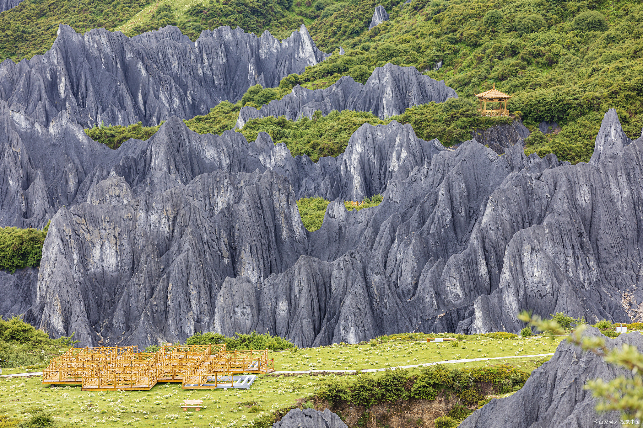 攀枝花格萨拉,绿石林景观超独特!
