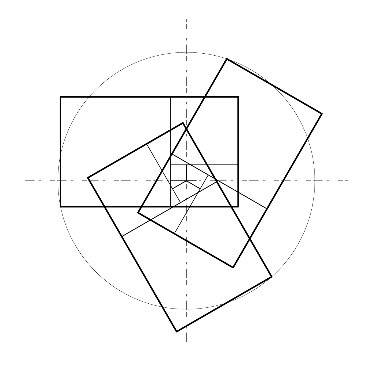 黄金分割点画法图片